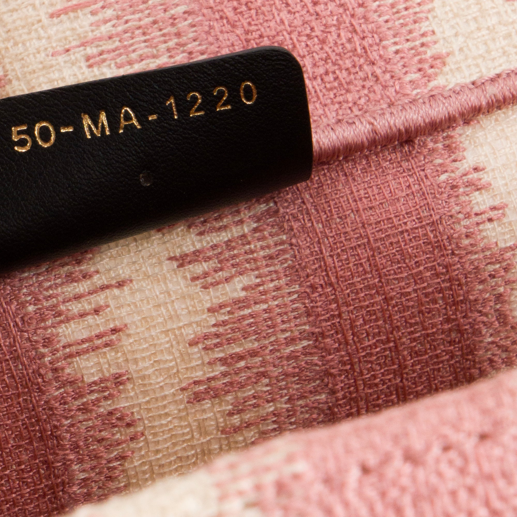 DIOR - Sac cabas Book Tote large Dior en toile blanche et rose