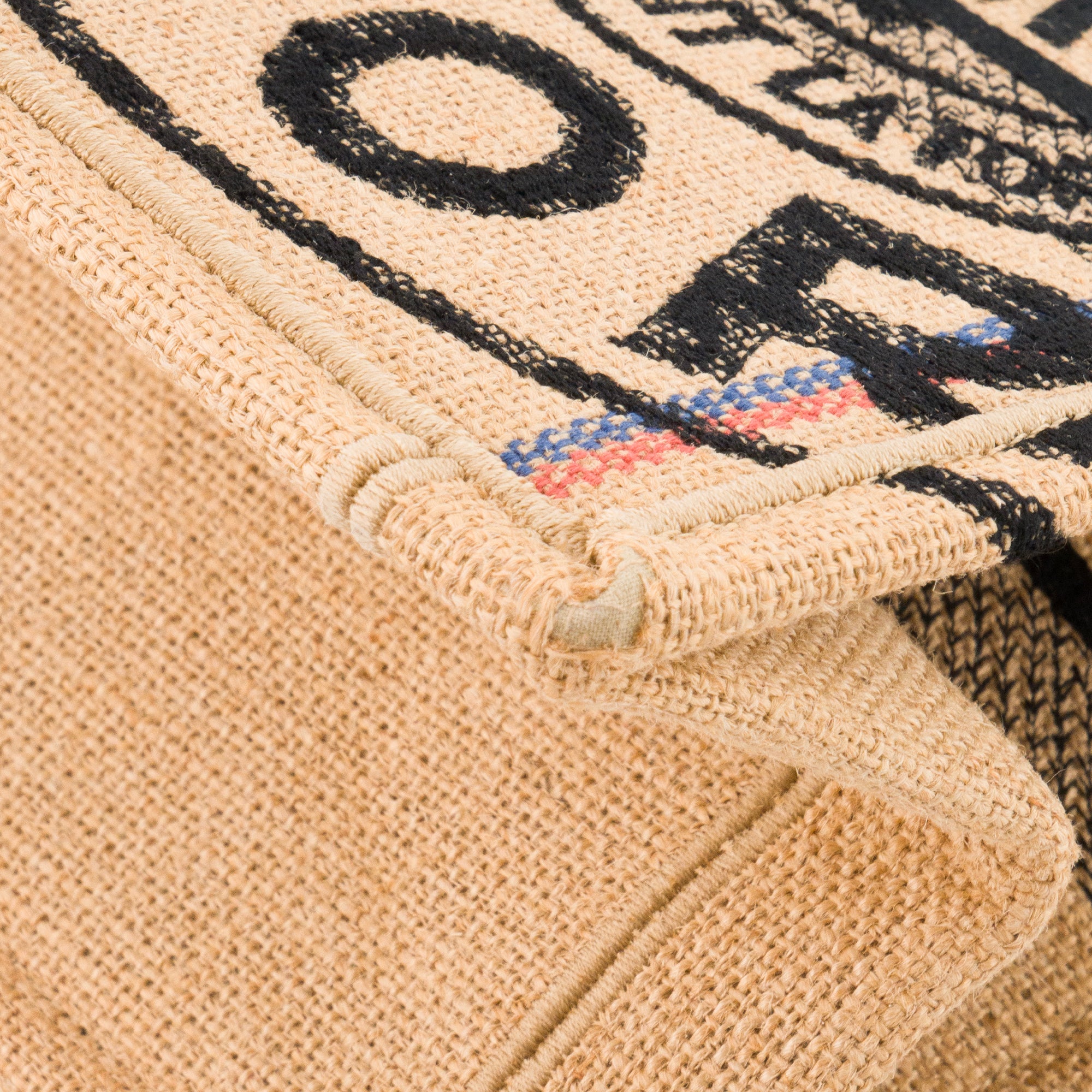 DIOR - Sac cabas Book Tote medium Dior en toile de jute marron