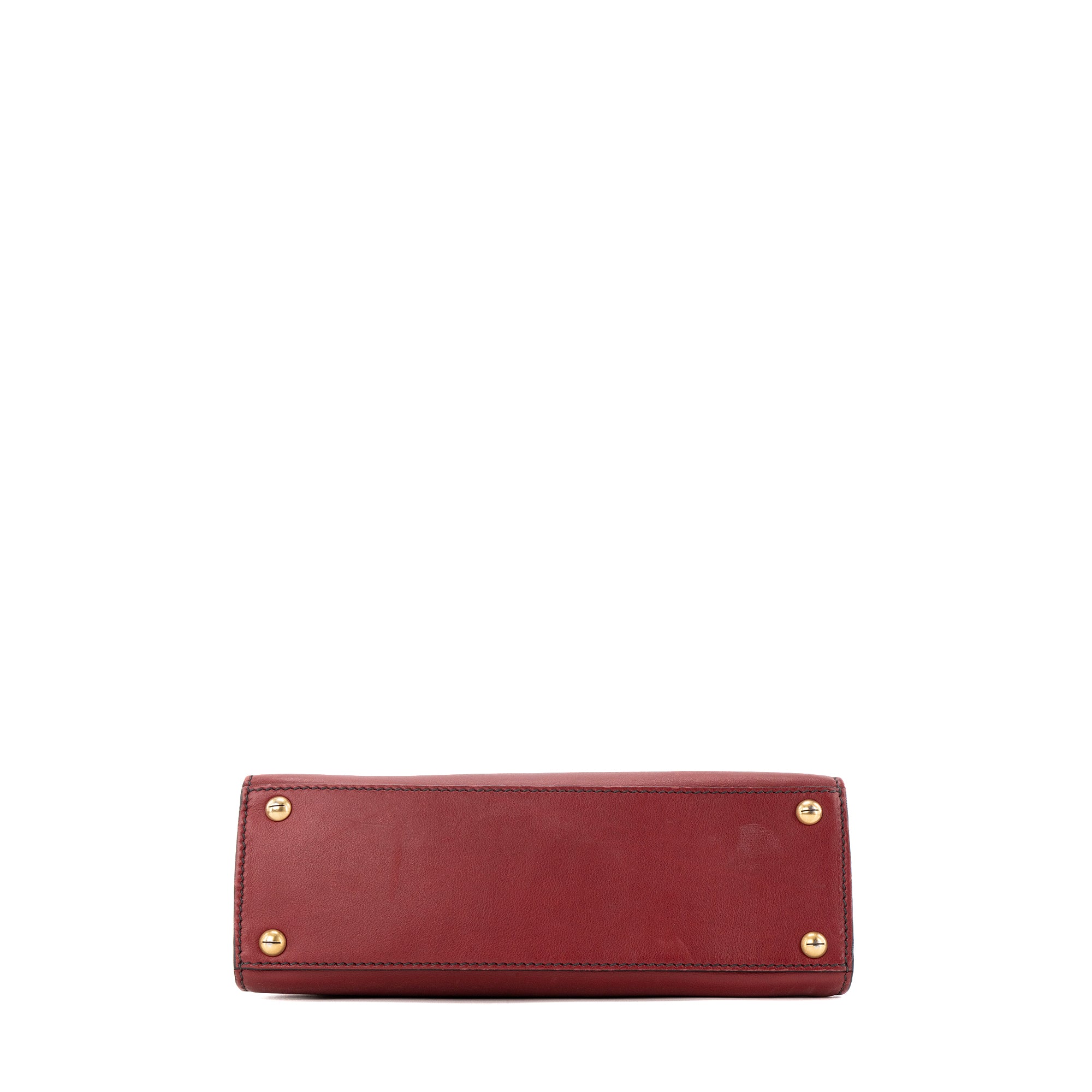 DIOR - Sac à bandoulière Dioraddict Dior en cuir lisse cuir bordeaux