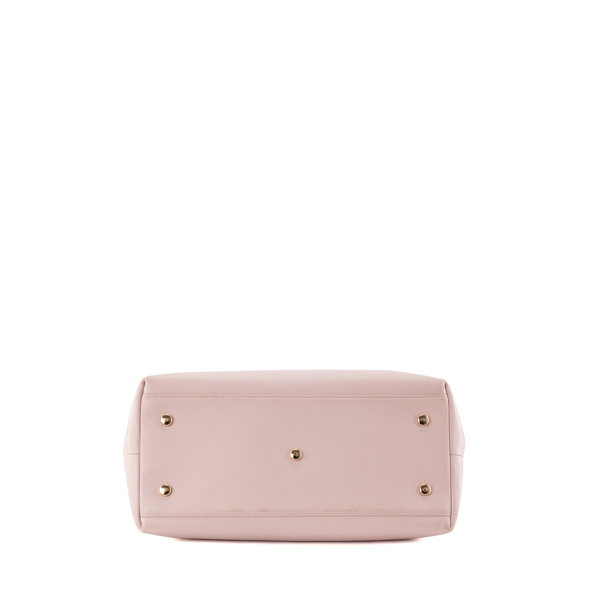 DIOR - Sac Cabas à bandoulière Diorissimo Large Dior en cuir grainé rose et violet