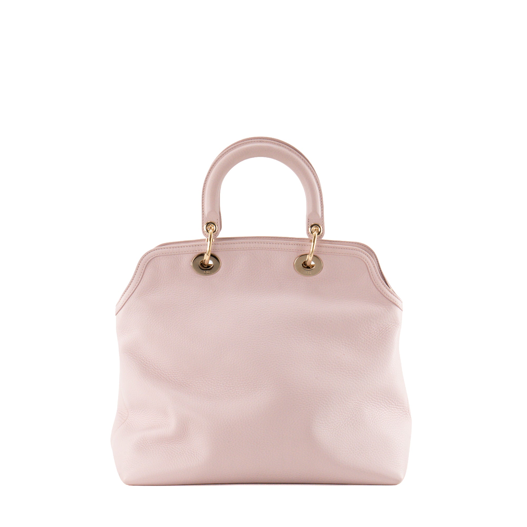 DIOR - Sac Cabas à bandoulière Diorissimo Large Dior en cuir grainé rose et violet