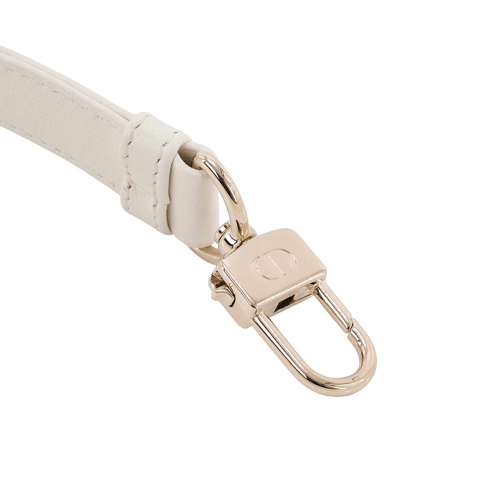 DIOR - Sac à bandoulière D-Joy Dior en cuir ivoire brodé édition limitée