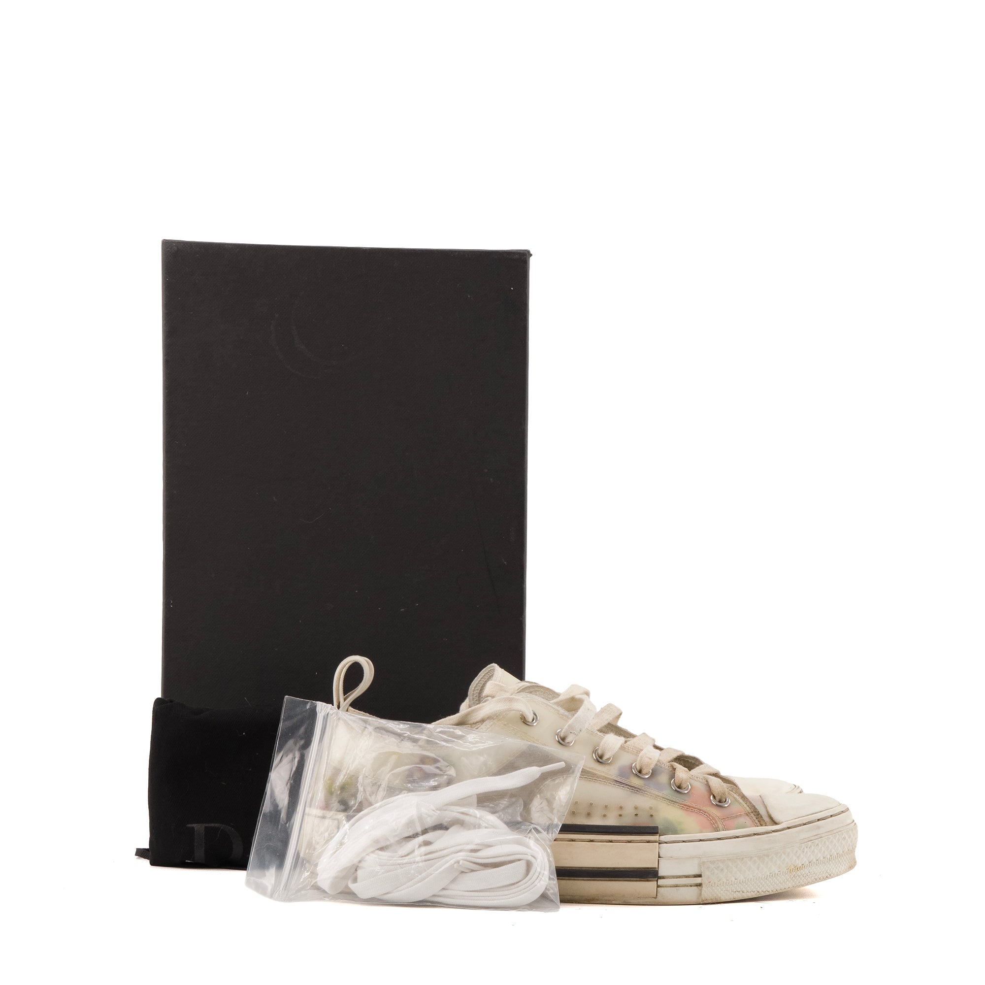 DIOR - Sneakers B23 Dior en pvc oblique flower multicolore (T40.5)