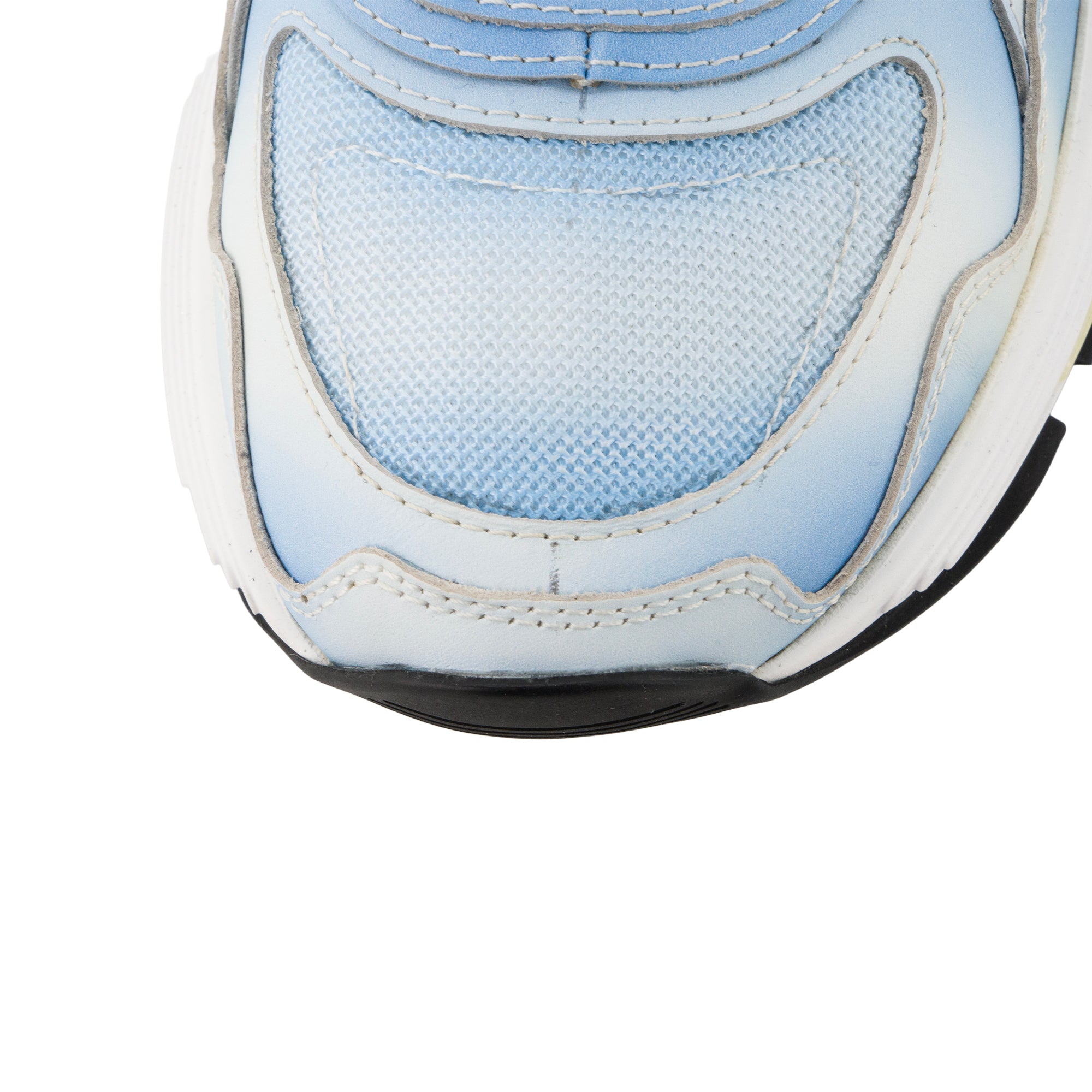 DIOR - Sneakers CD1 Dior en toile et cuir bleu et blanc (T42)