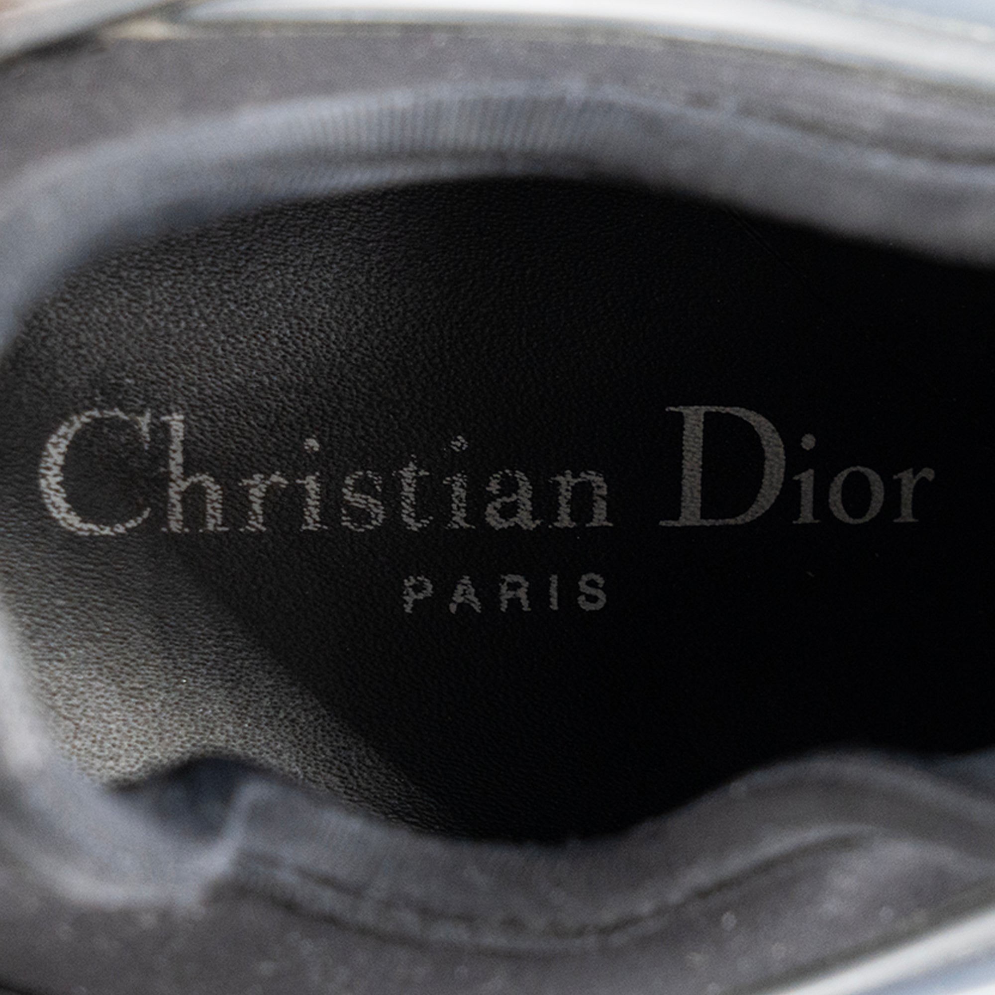 DIOR - Sneakers D-Connect Dior en toile noire et caoutchouc (T37)