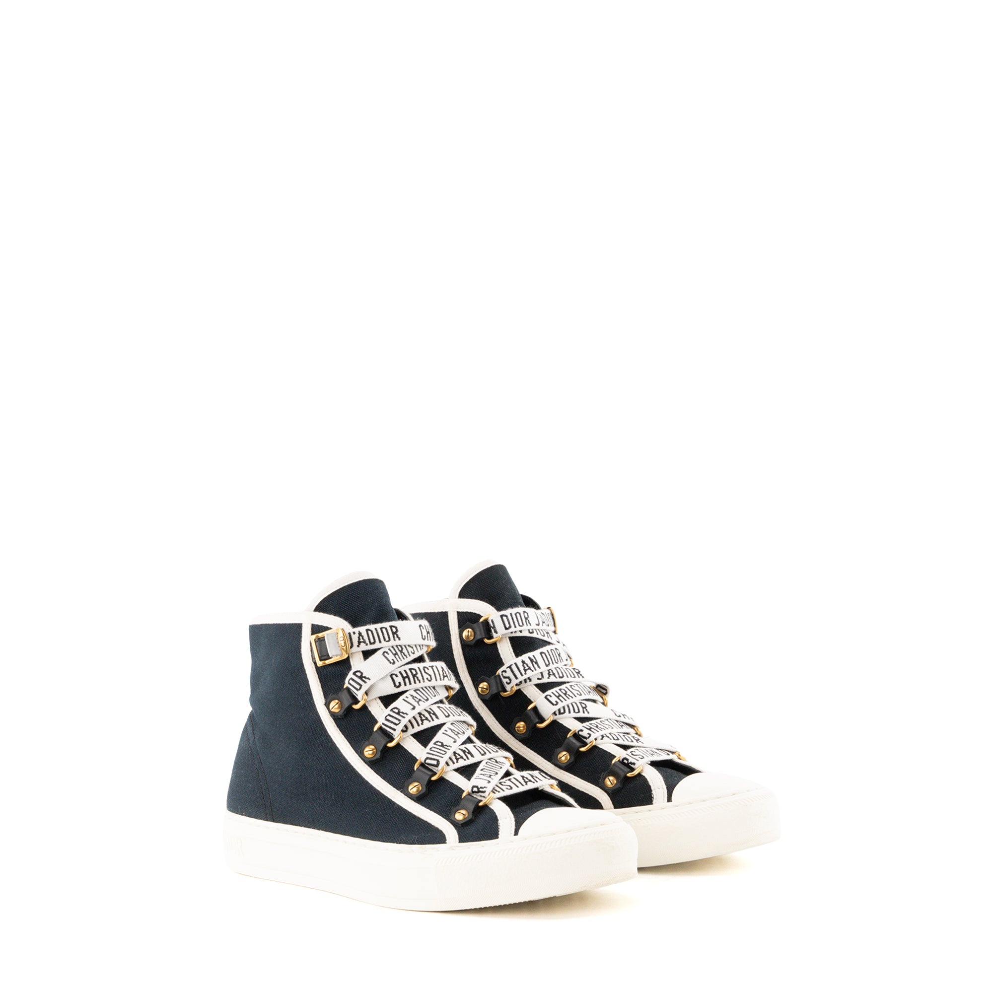 DIOR - Sneakers J'adior Dior en toile bleu marine (T39)
