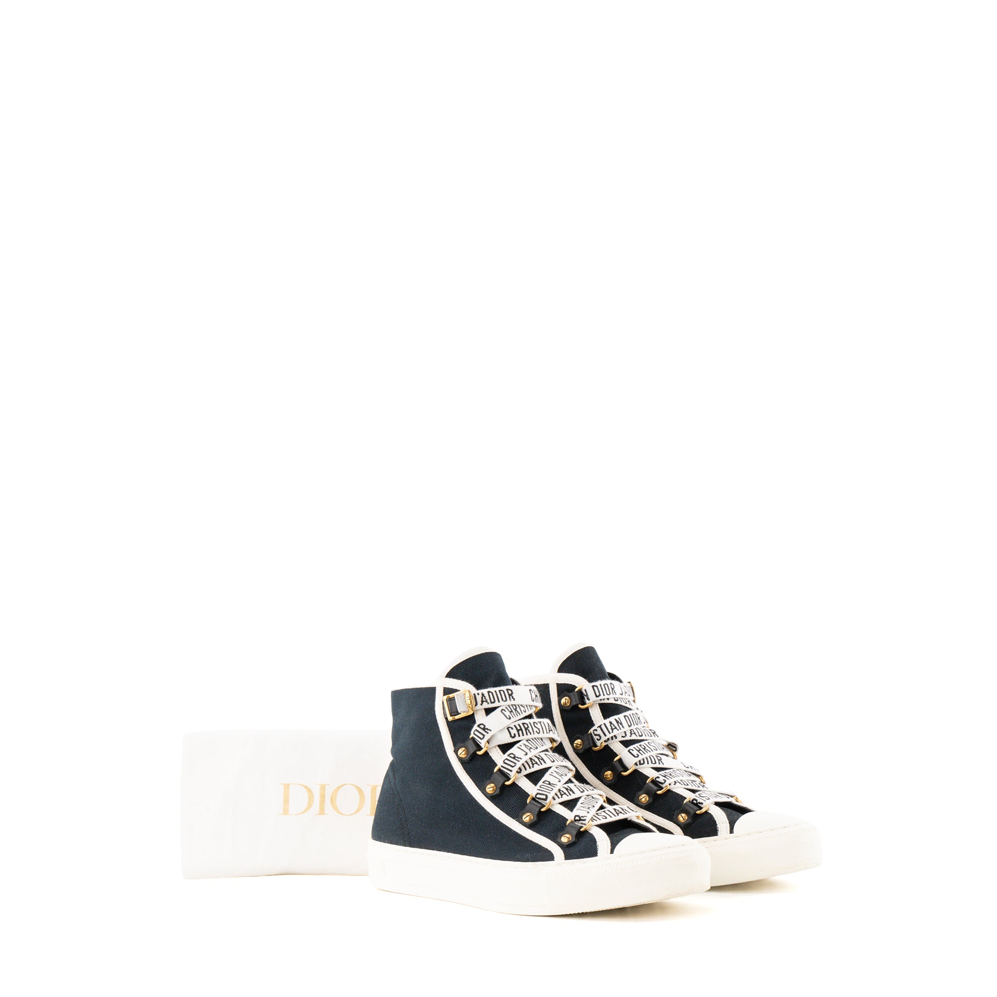 DIOR - Sneakers J'adior Dior en toile bleu marine (T39)