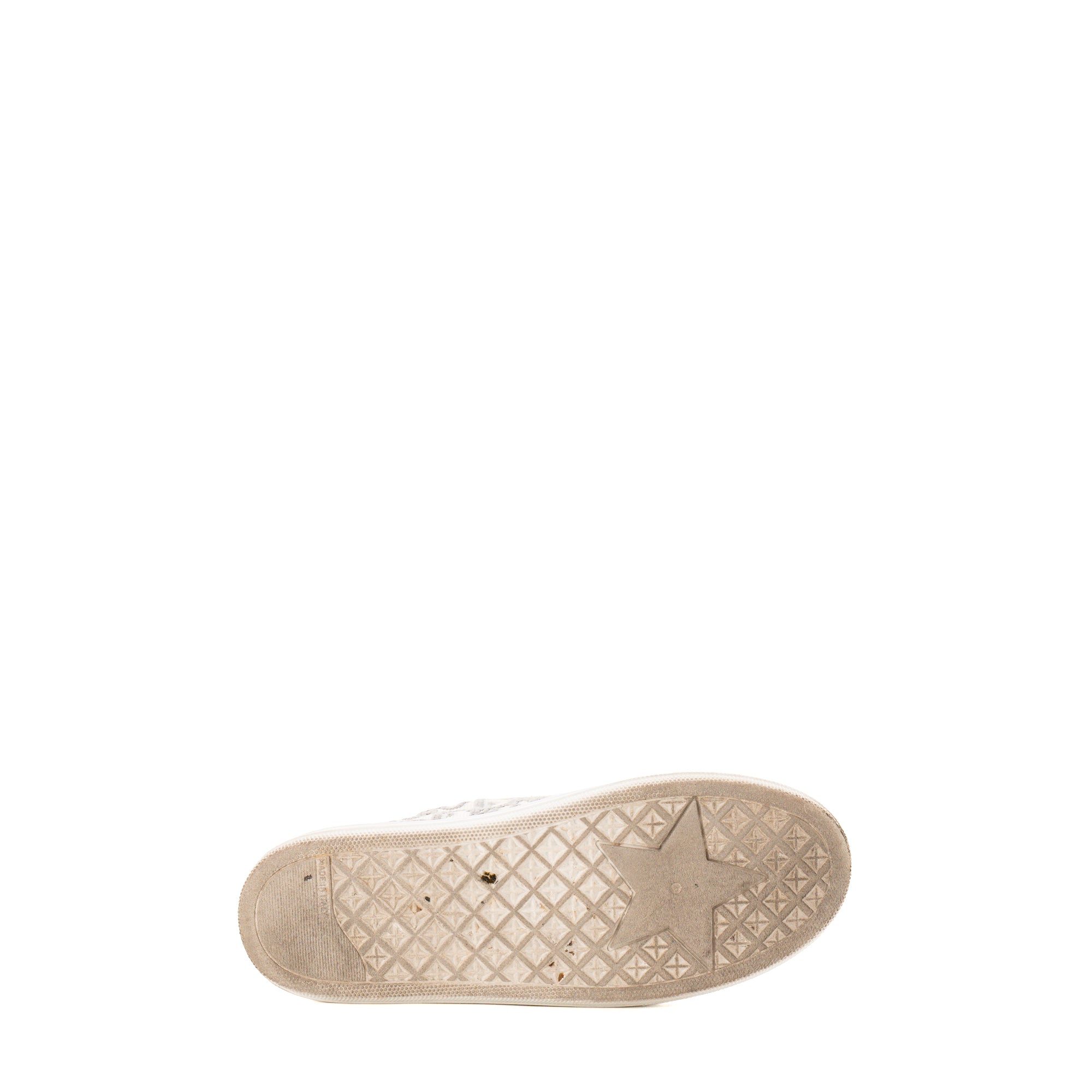 DIOR - Sneakers Slip-On Dior en toile grise et blanche (T38)