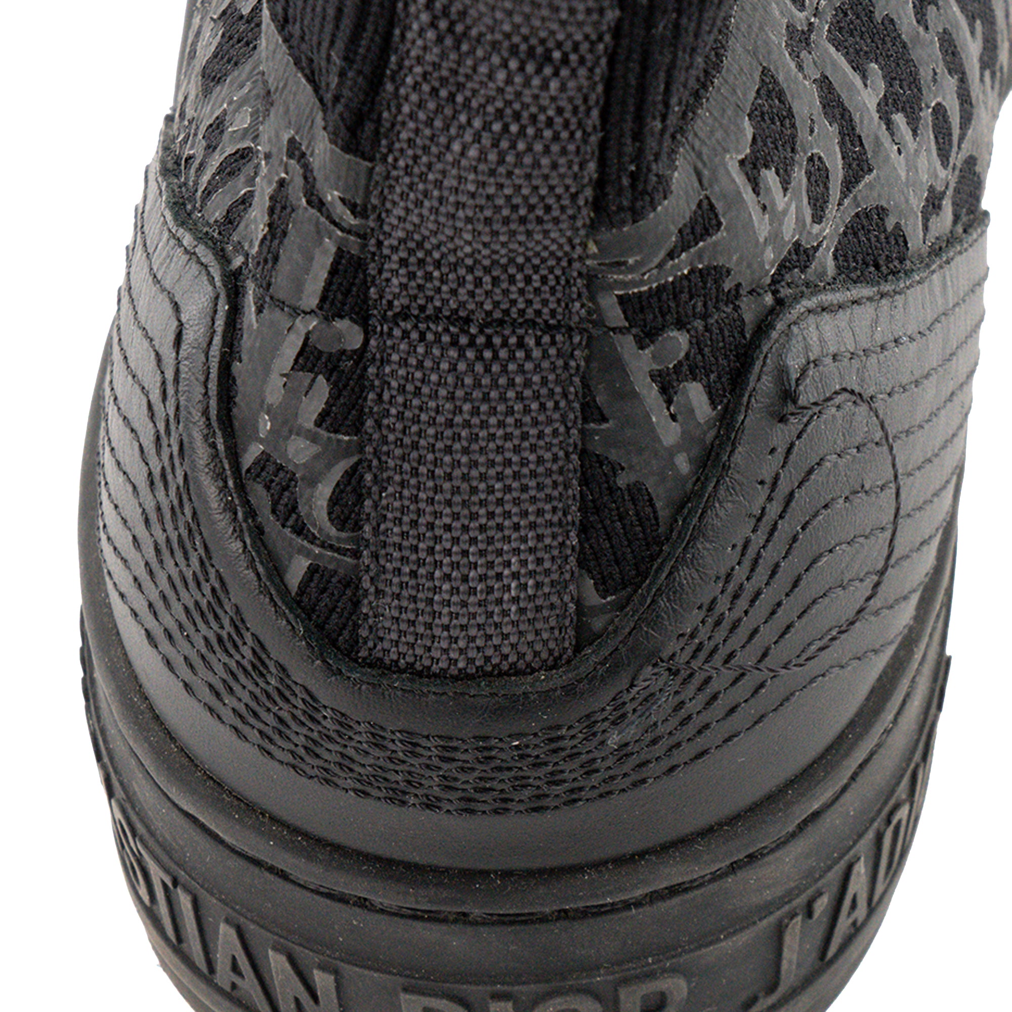 DIOR - Sneakers Walk'n'Dior en toile noire (T37)