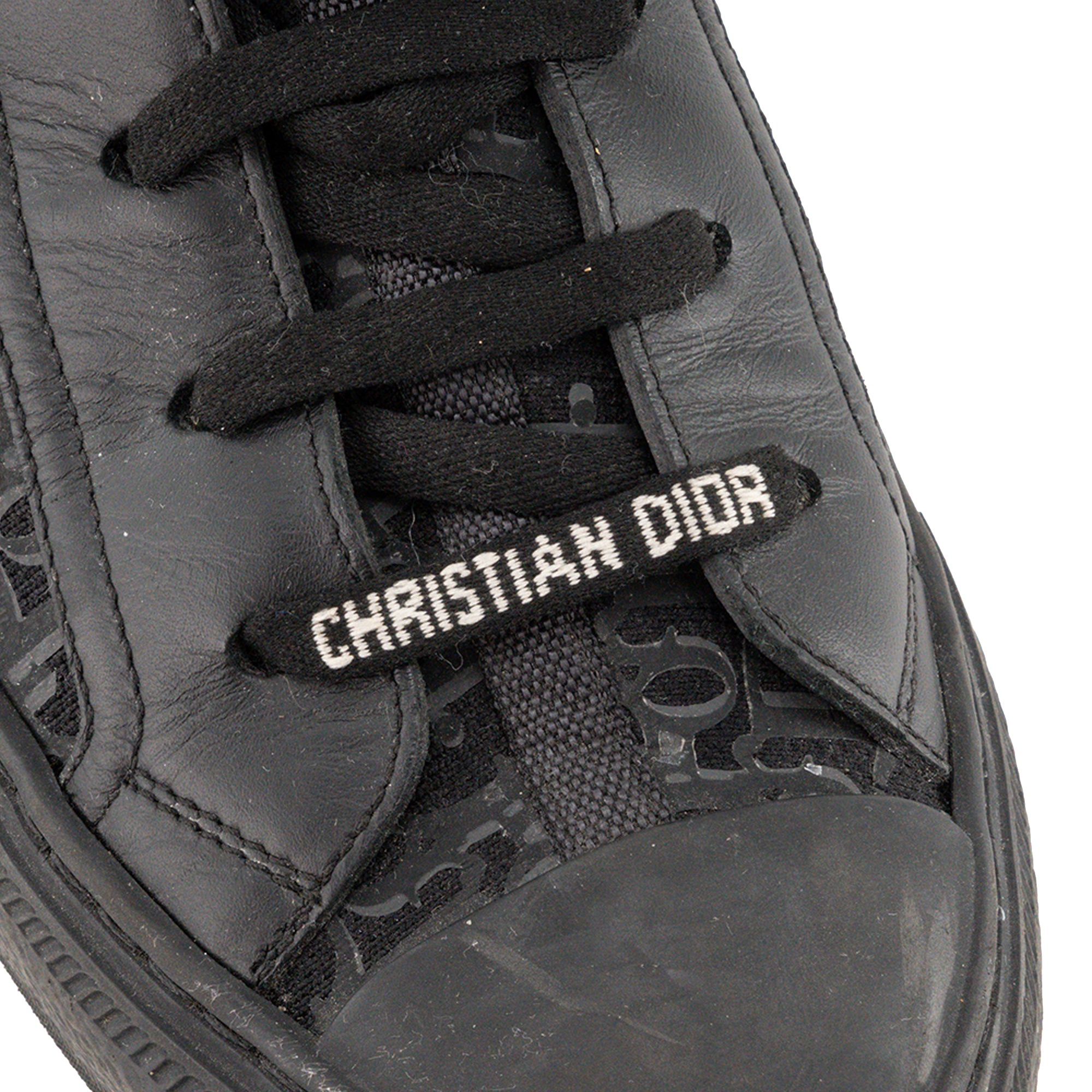 DIOR - Sneakers Walk'n'Dior en toile noire (T37)