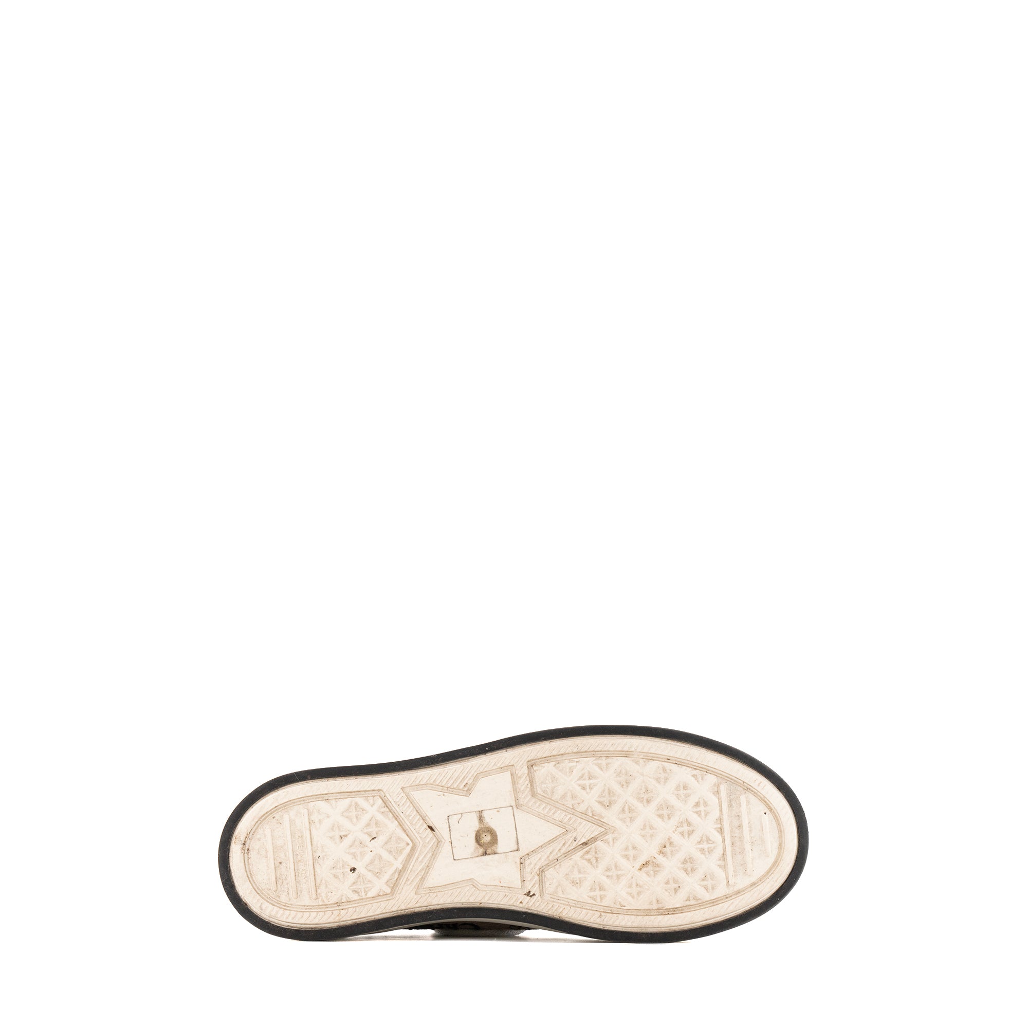 DIOR - Sneakers Walk'n Dior à plateformes en toile marron et noire (T36,5)