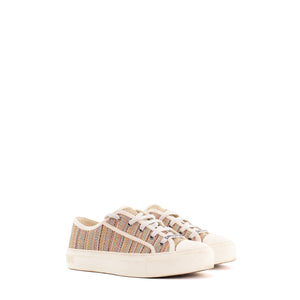 DIOR - Dior Walk'nDior sneakers in iridescent multicolor canvas (T36)