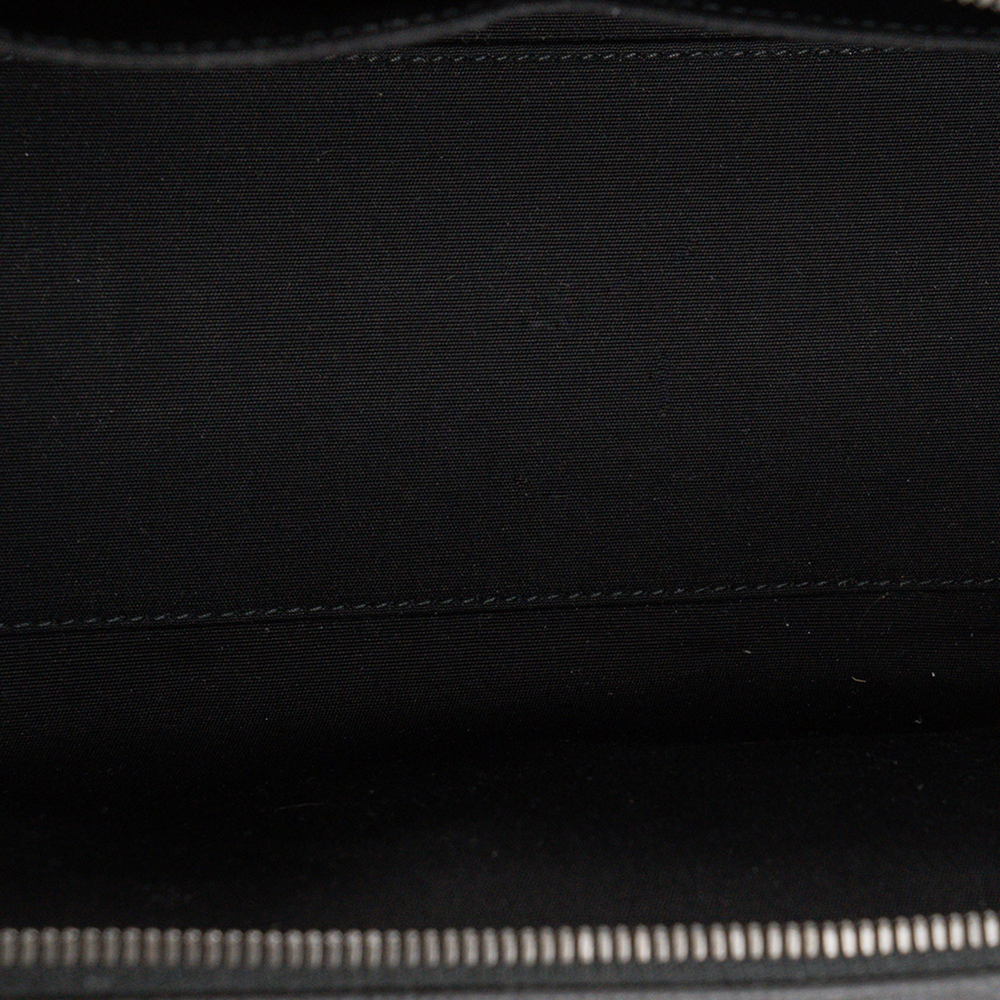 DIOR - Trousse de toilette Diamond en toile enduite noire et grise