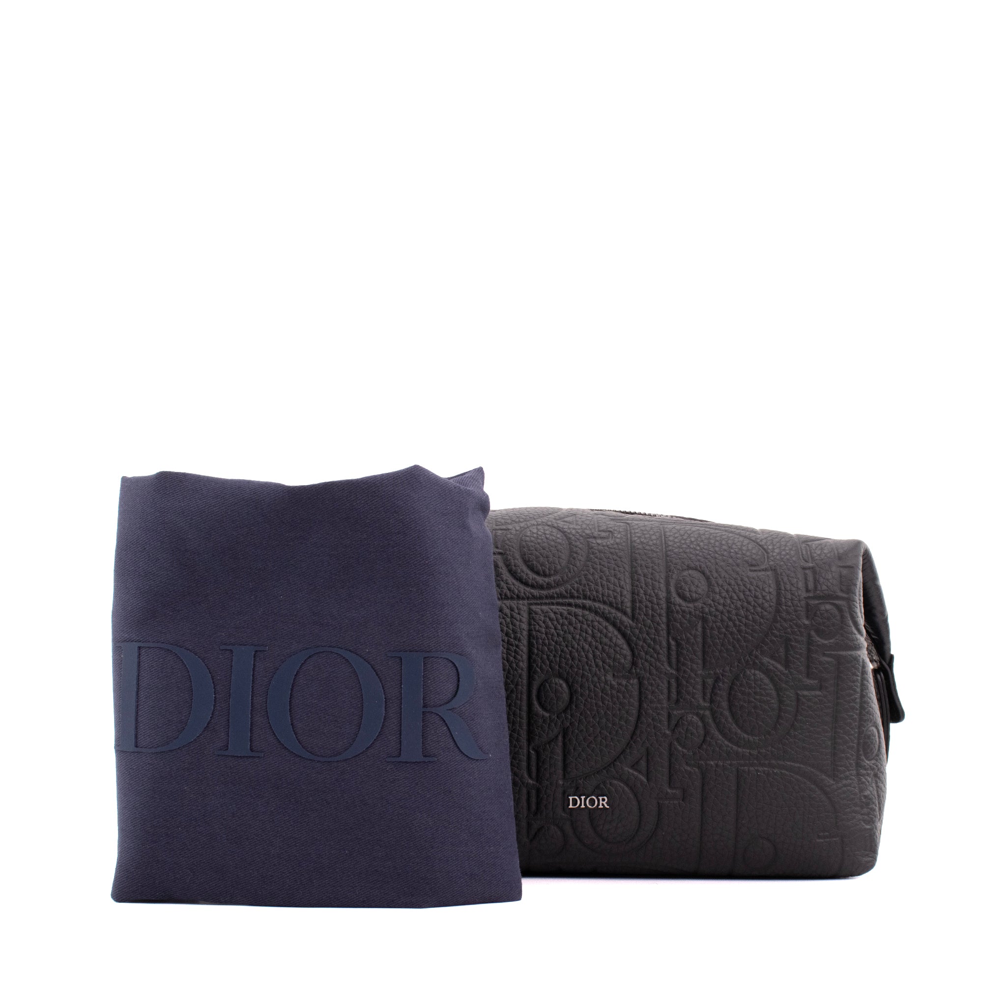DIOR - Trousse de toilette Dior en grainé cuir