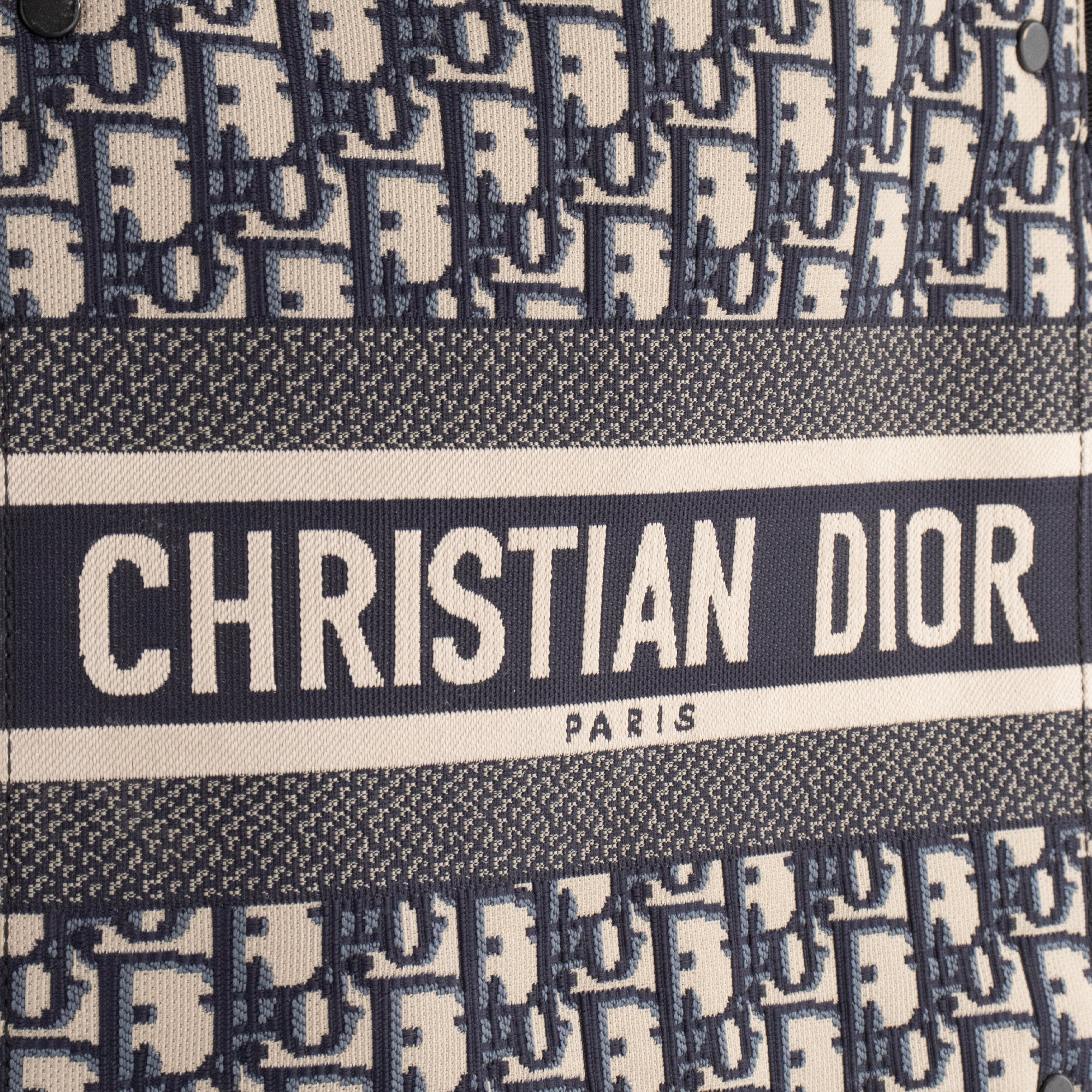 DIOR - Valise Diortravel small Dior en toile jacquard Dior oblique bleu marine