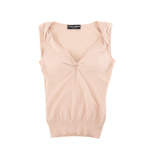 DOLCE & GABBANA - Tee-shirt Dolce & Gabana en tissu rose (T40)