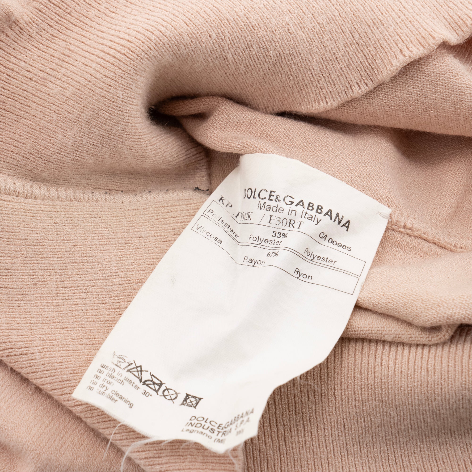 DOLCE & GABBANA - Tee-shirt Dolce & Gabana en tissu rose (T40)
