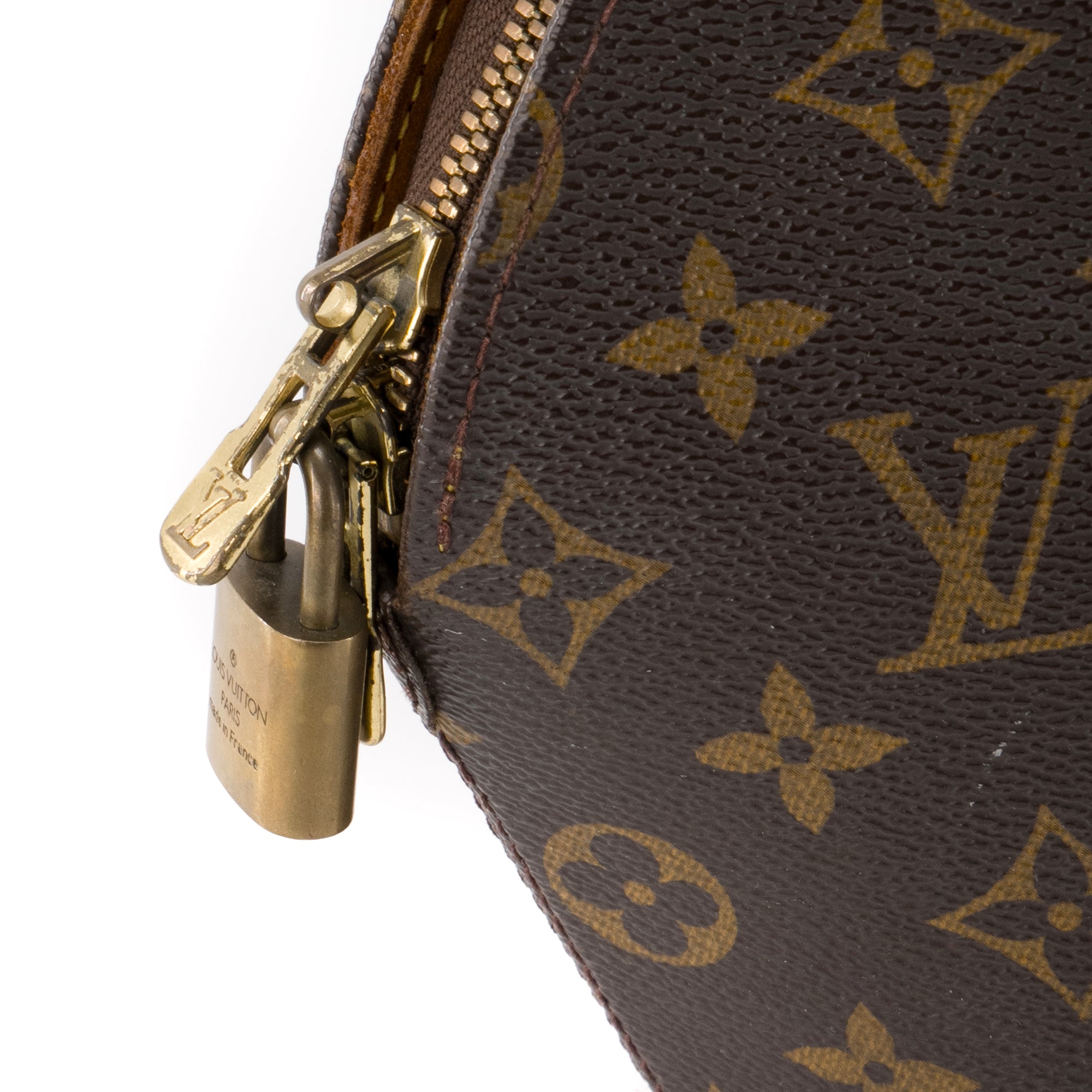 LOUIS VUITTON - Sac à main Ellipse PM Louis Vuitton en toile enduite monogrammée vintage