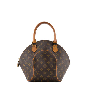 LOUIS VUITTON - Sac à main Ellipse PM Louis Vuitton en toile enduite monogrammée vintage