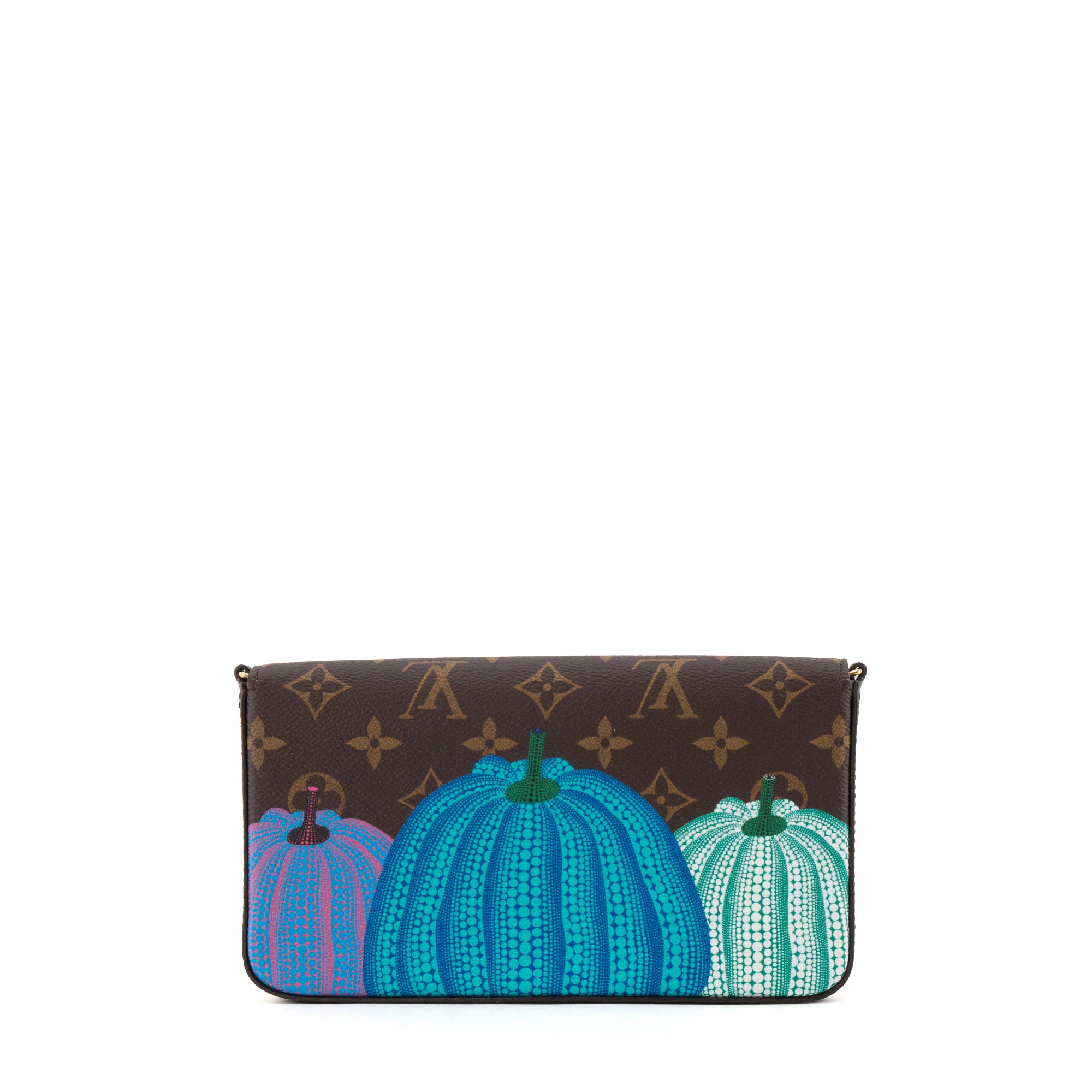 LOUIS VUITTON -  Pochette Félicie Louis Vuitton x Yayoi Kusama en toile enduite monogrammée édition limitée