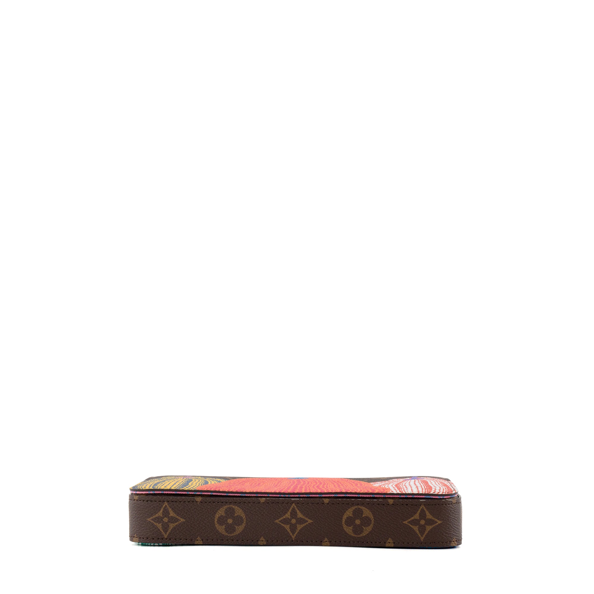 LOUIS VUITTON -  Pochette Félicie Louis Vuitton x Yayoi Kusama en toile enduite monogrammée édition limitée