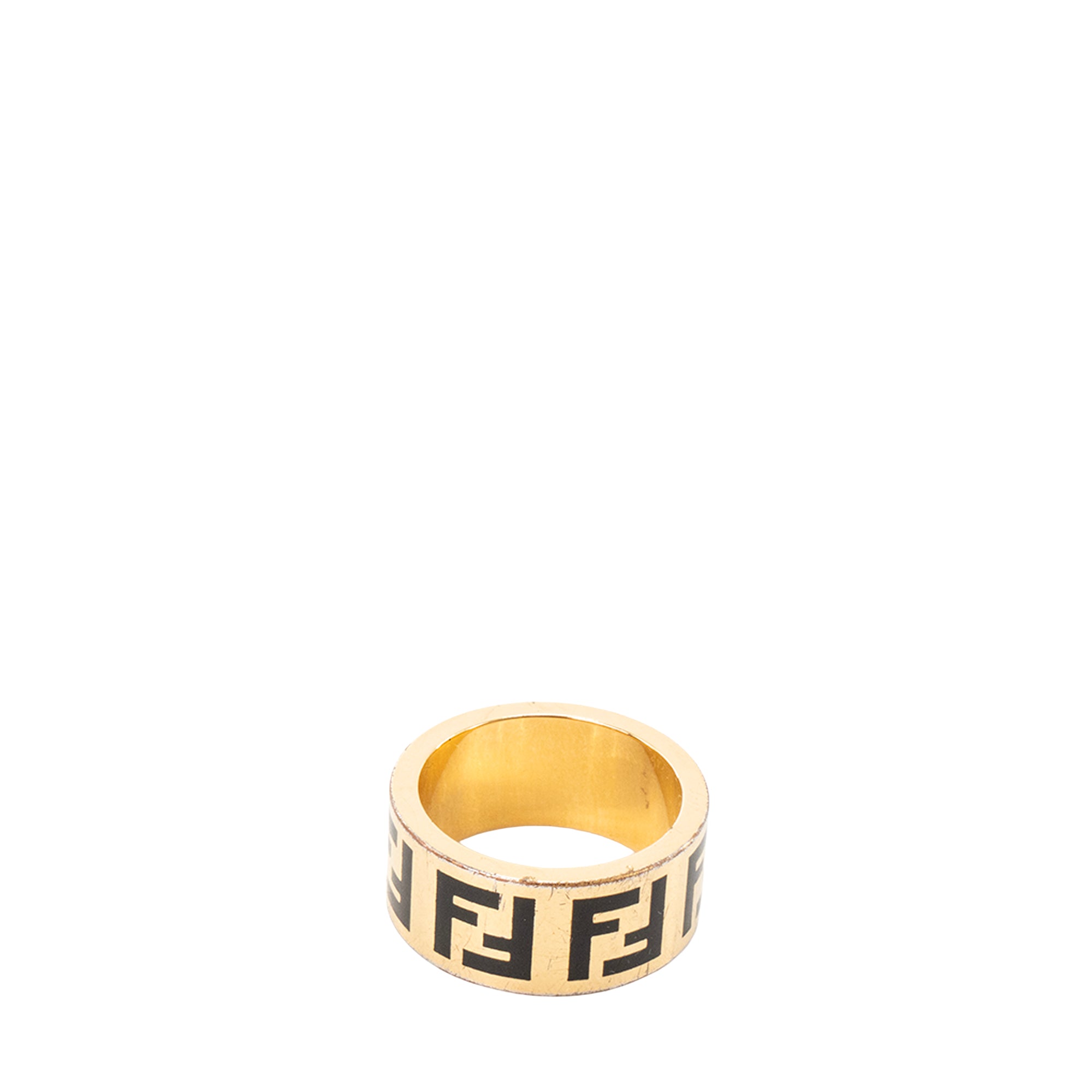 FENDI - Bague Forever Fendi en métal doré (T57)