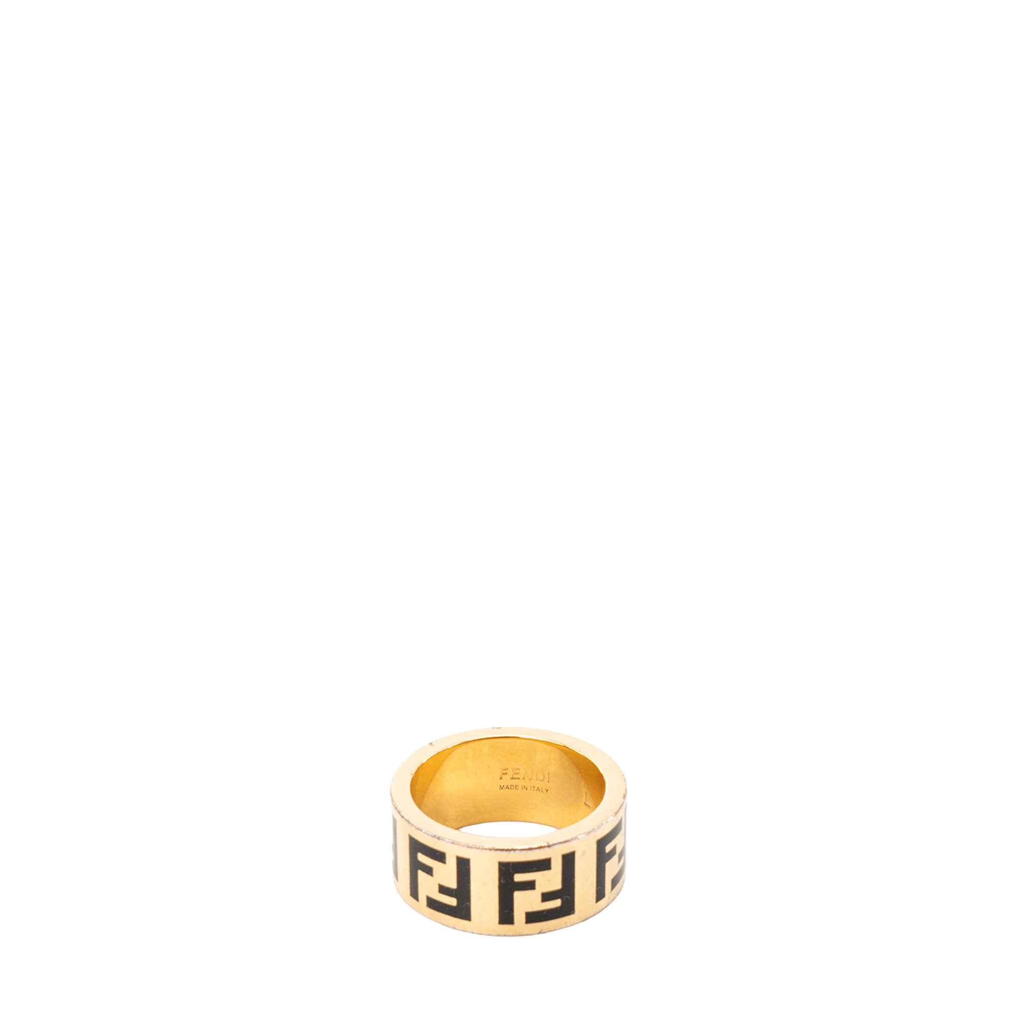 FENDI - Bague Forever Fendi en métal doré (T57)