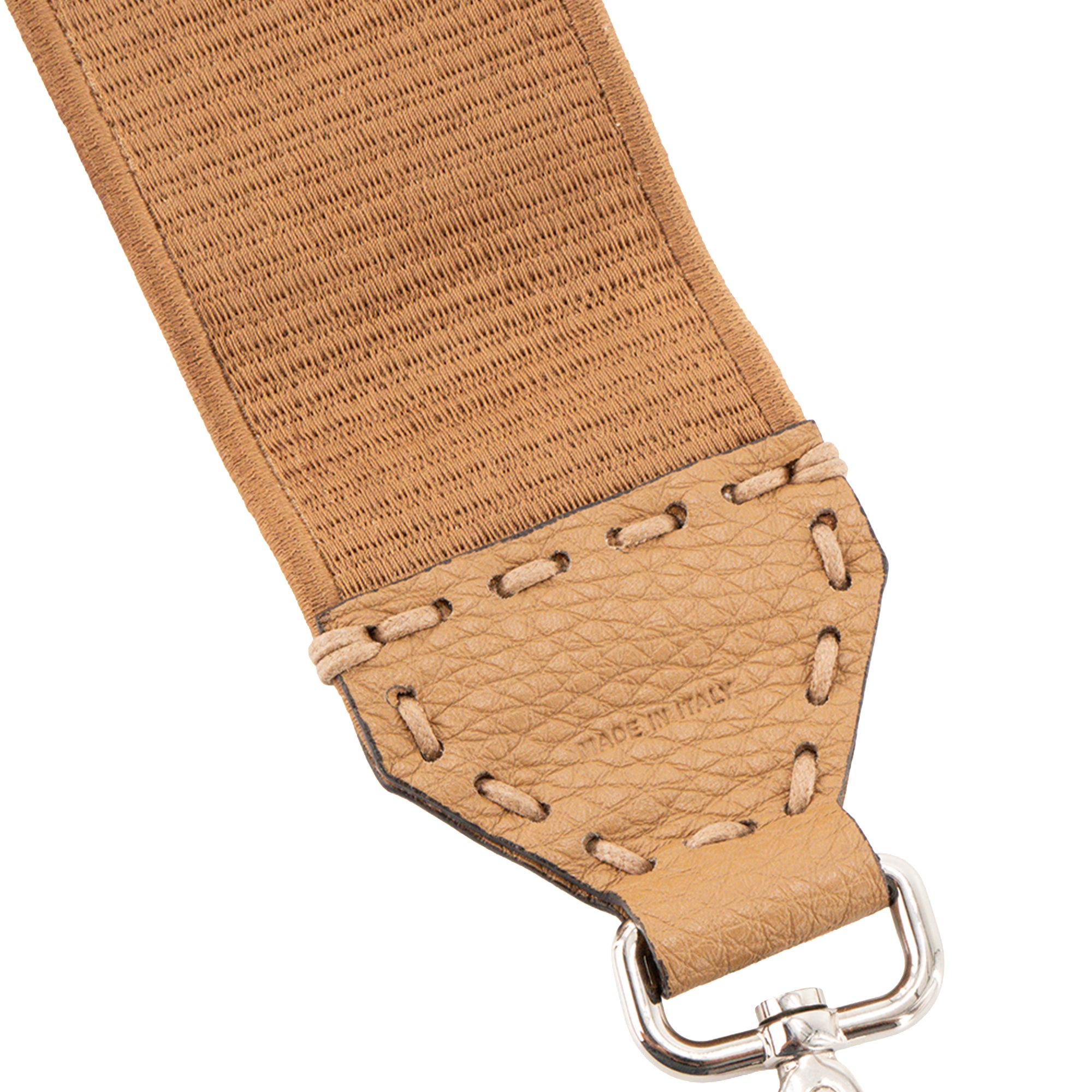 FENDI - Bandoulière Fendi en toile monogrammée marron et beige