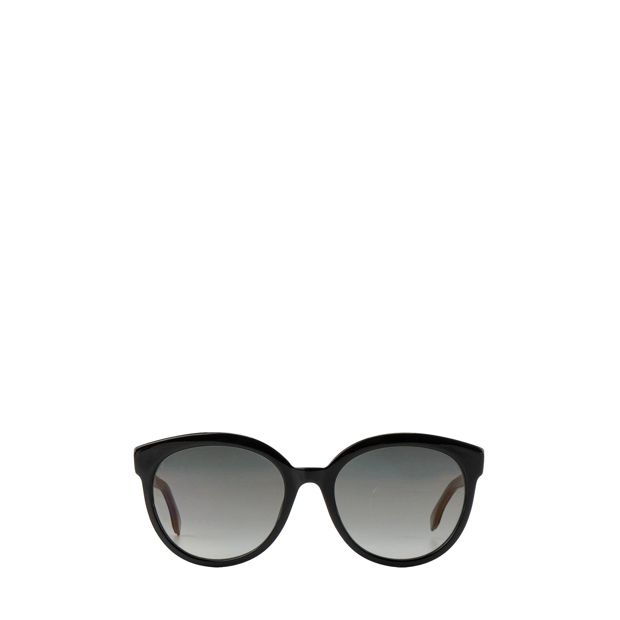 FENDI - Lunettes de soleil Fendi en acétate noir et gris