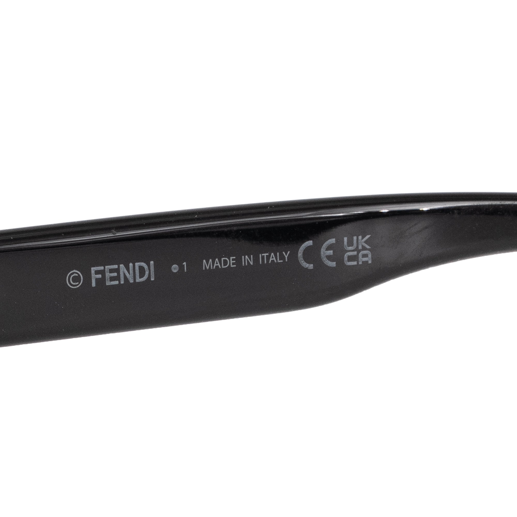 FENDI - Lunettes de soleil FF Diamonds Fendi en plastique noir