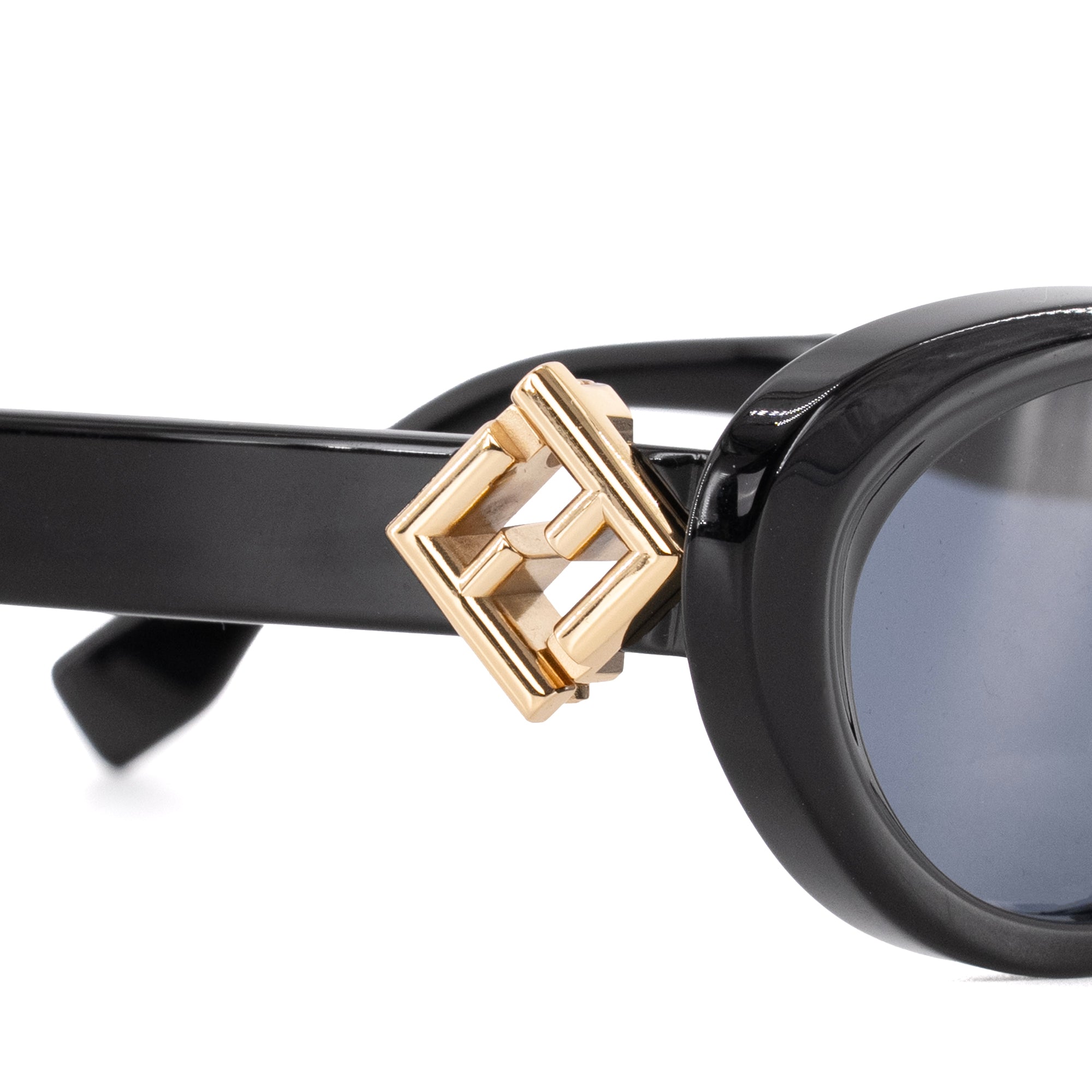 FENDI - Lunettes de soleil FF Diamonds Fendi en plastique noir