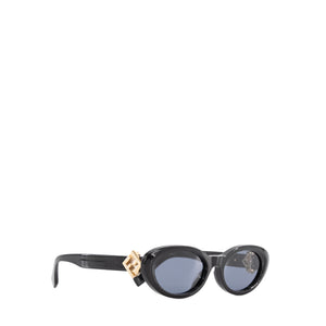 FENDI - Lunettes de soleil FF Diamonds Fendi en plastique noir