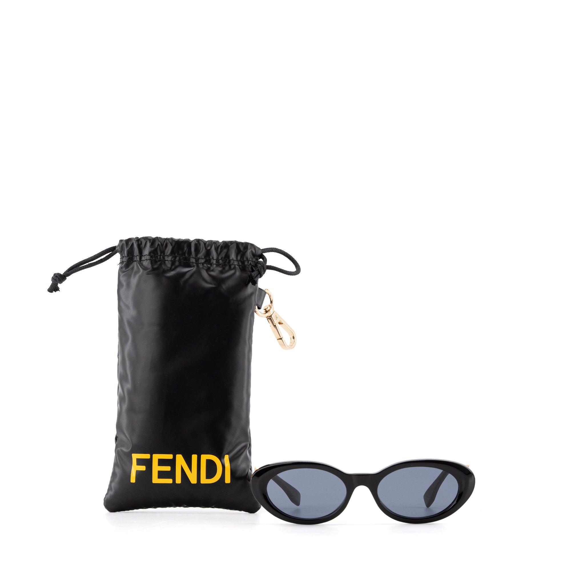 FENDI - Lunettes de soleil FF Diamonds Fendi en plastique noir