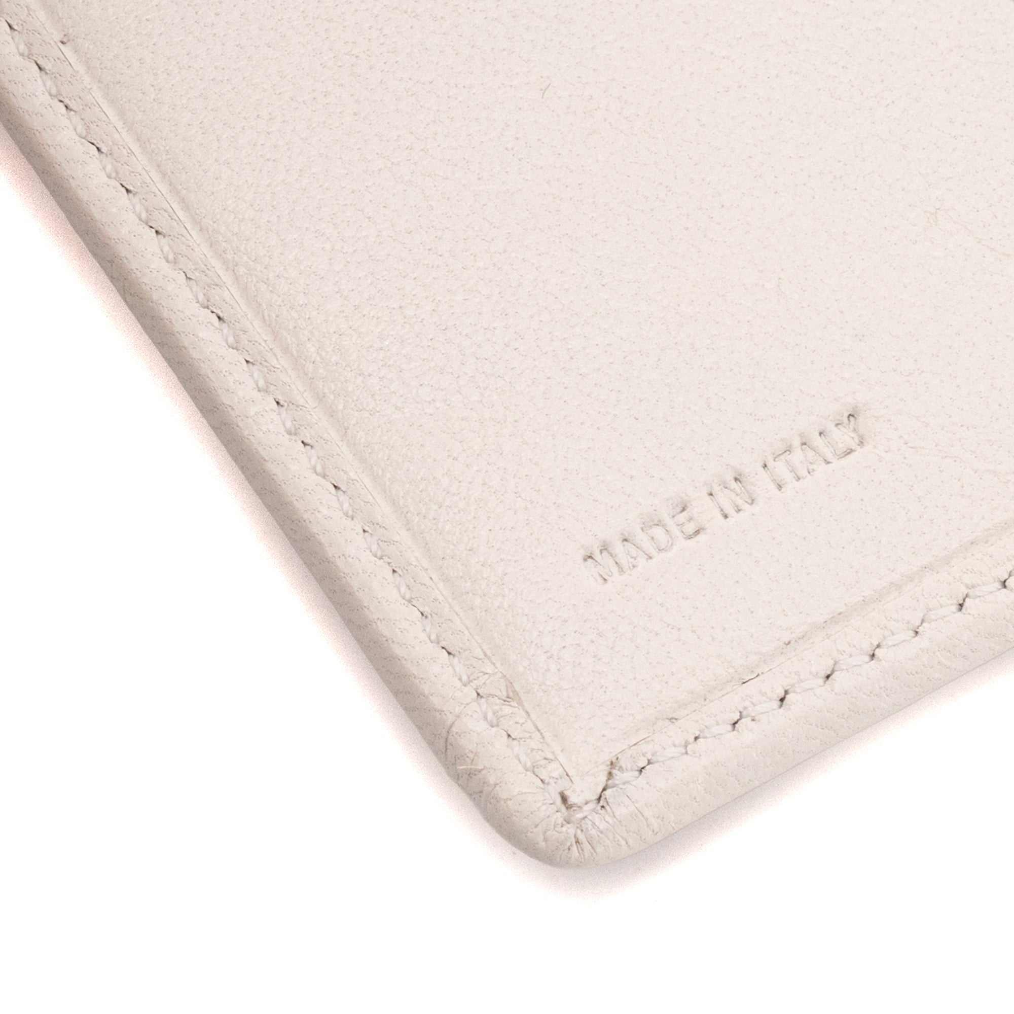 FENDI - Pochette clés Fendi en cuir crème