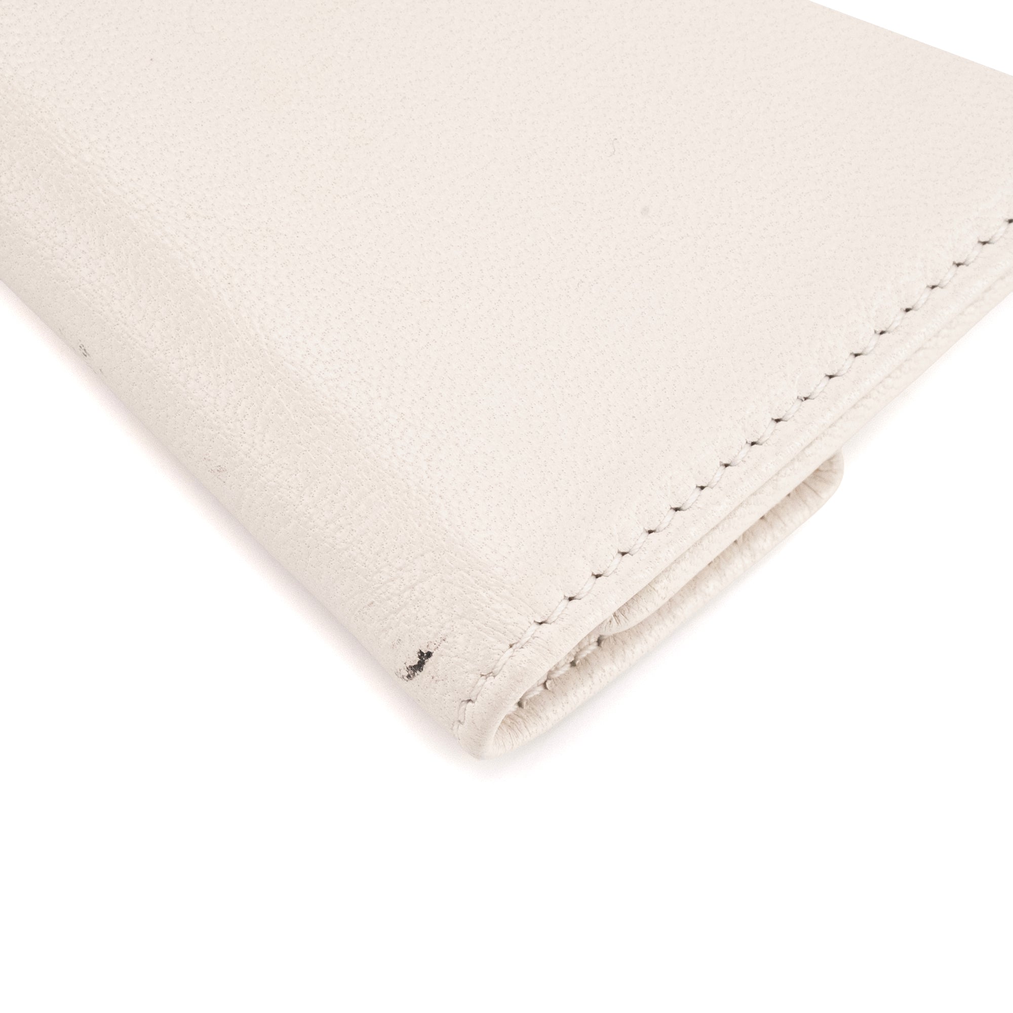 FENDI - Pochette clés Fendi en cuir crème