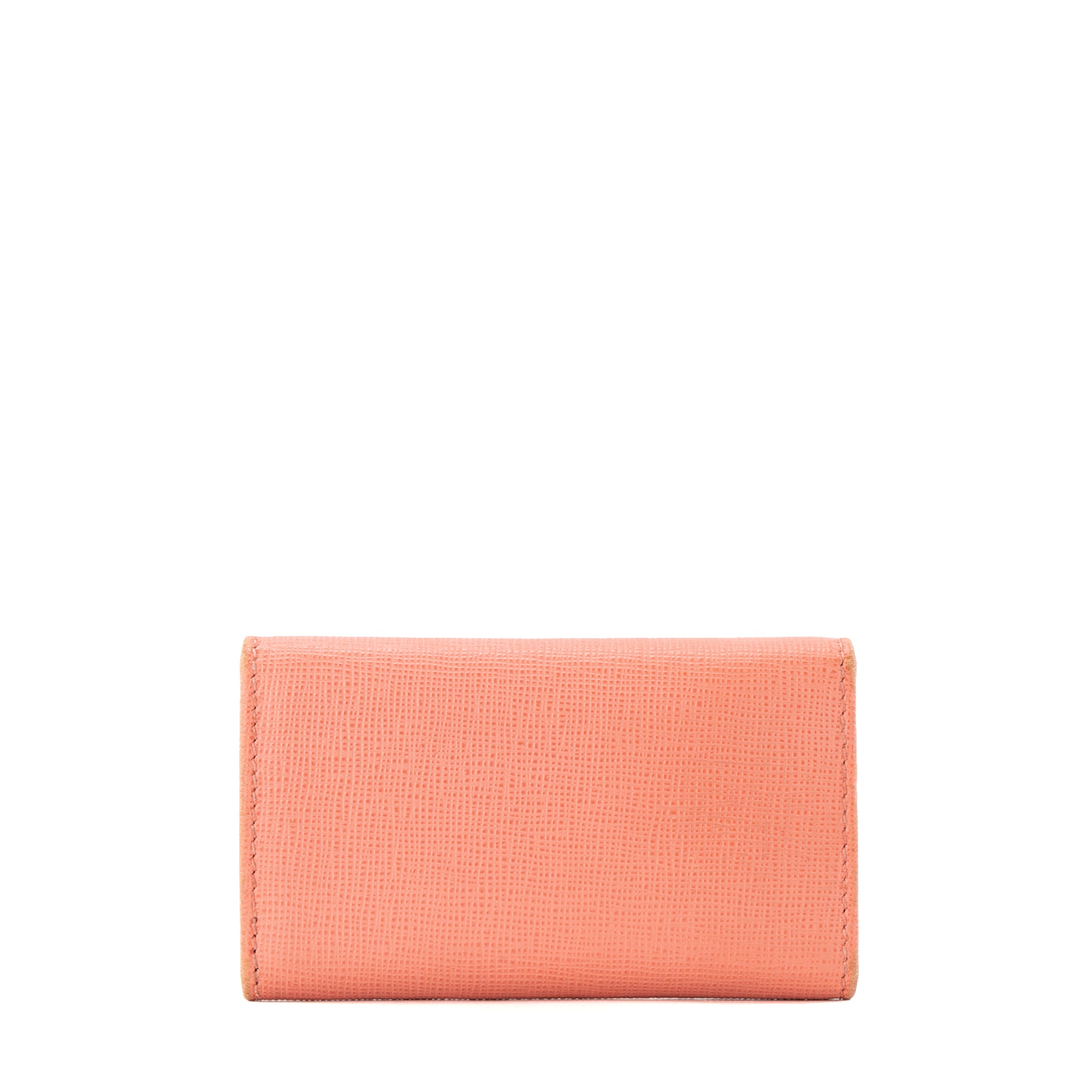 FENDI - Pochette clés Fendi en cuir grainé rose