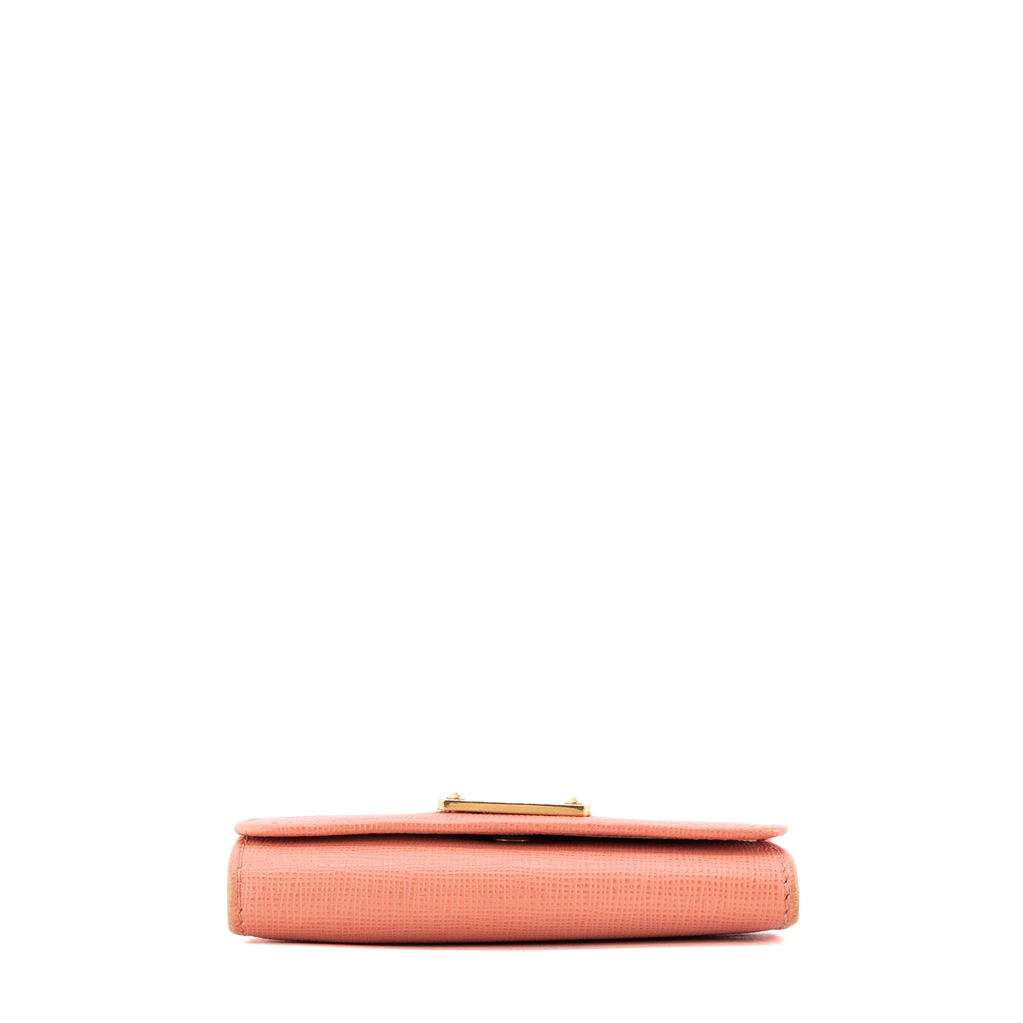 FENDI - Pochette clés Fendi en cuir grainé rose