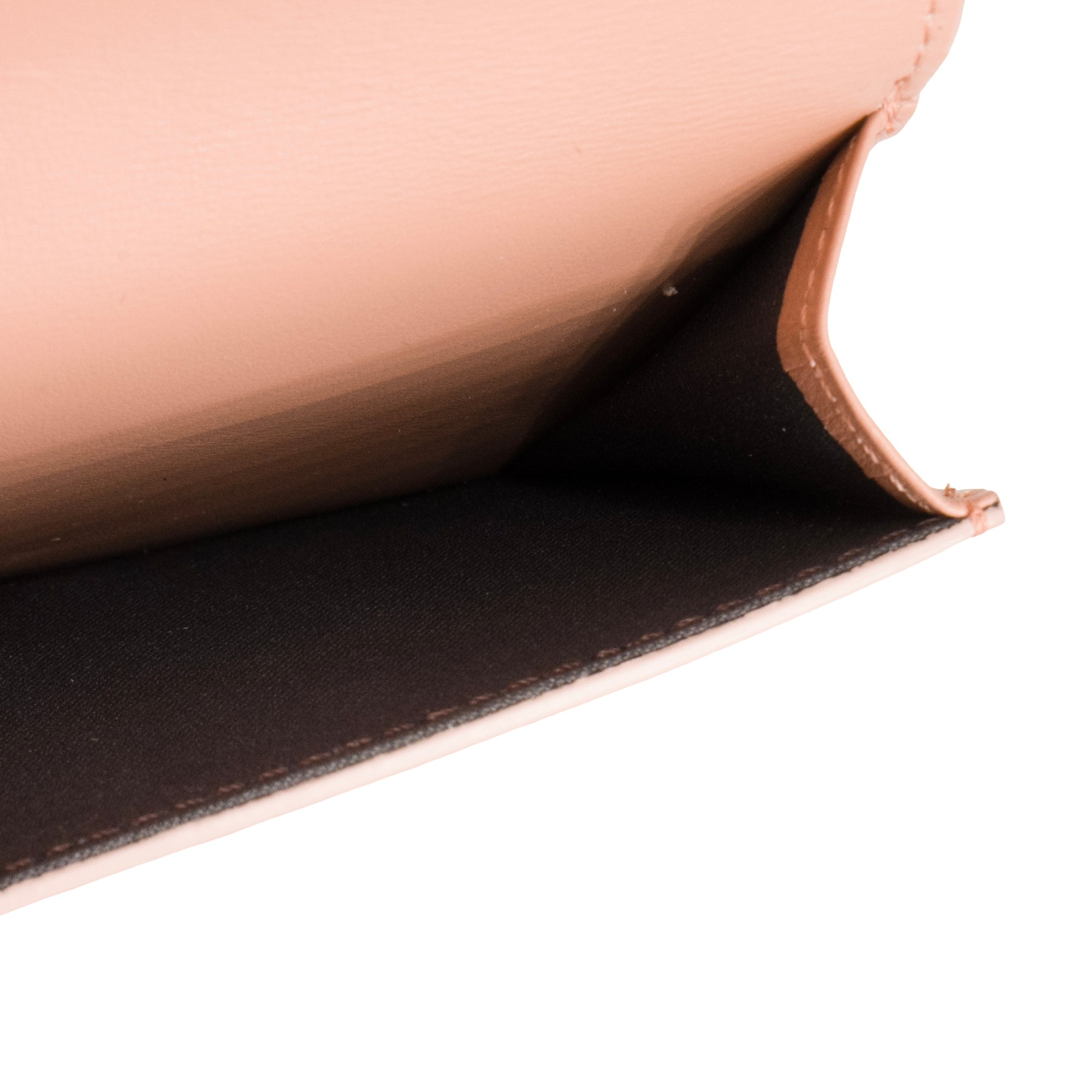 FENDI - Portefeuille FF Diamonds Fendi en cuir rose