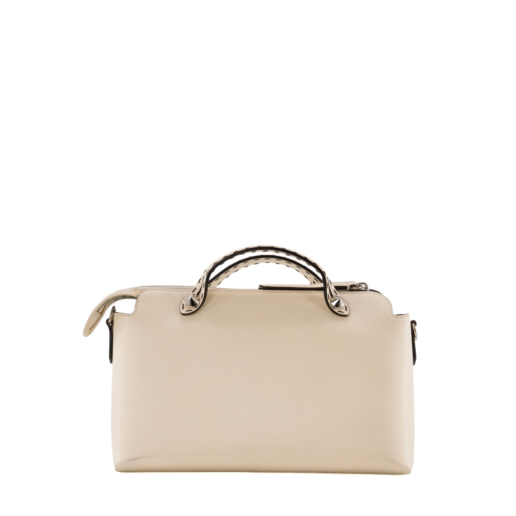FENDI - Sac à bandoulière By The Way Medium Fendi en cuir lisse beige