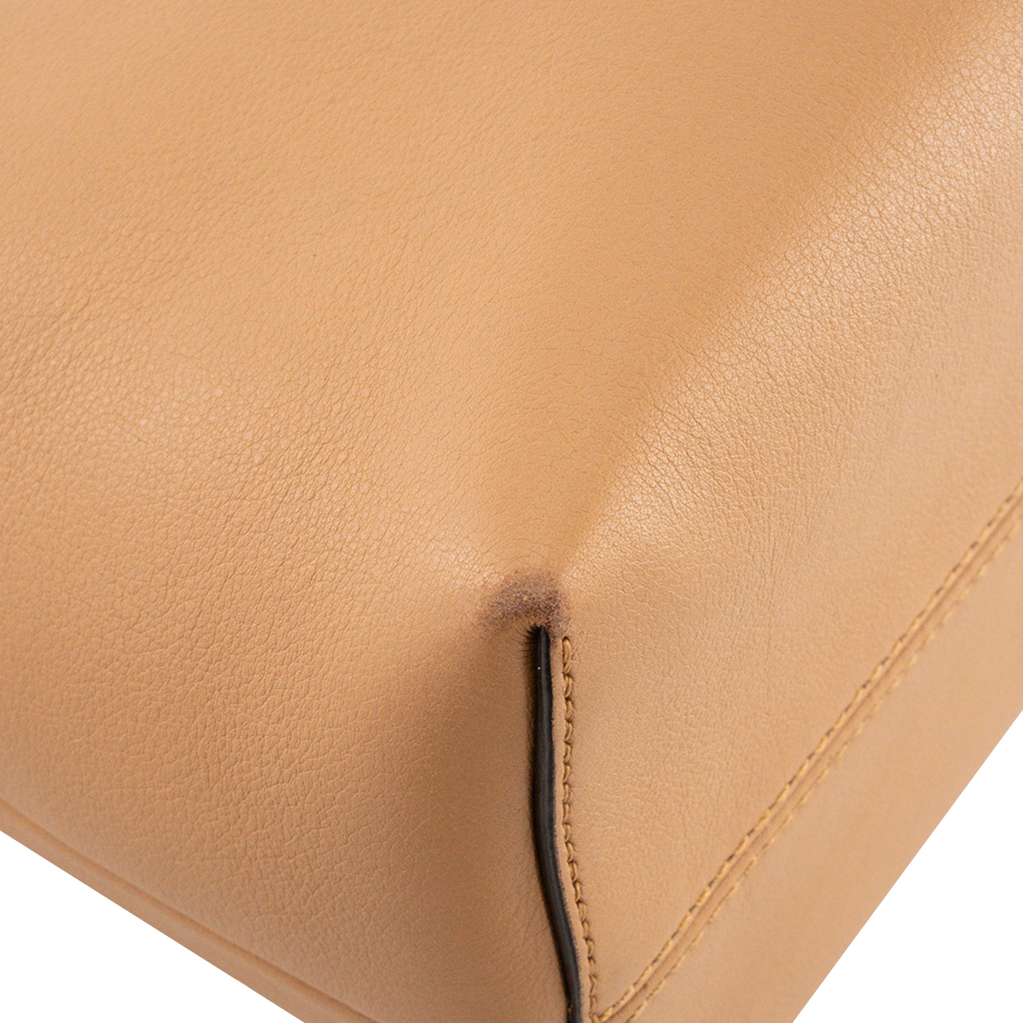 FENDI - Sac à bandoulière By The Way Medium Fendi en cuir lisse tricolore marron et beige