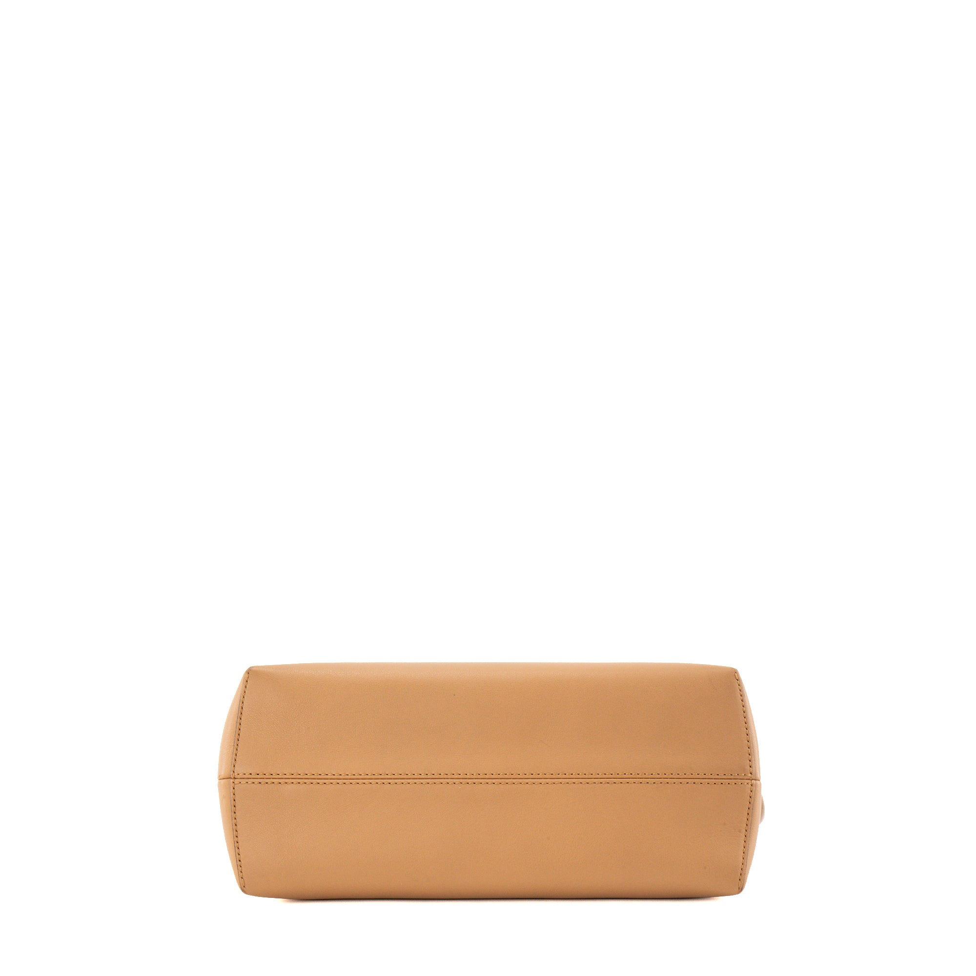 FENDI - Sac à bandoulière By The Way Medium Fendi en cuir lisse tricolore marron et beige