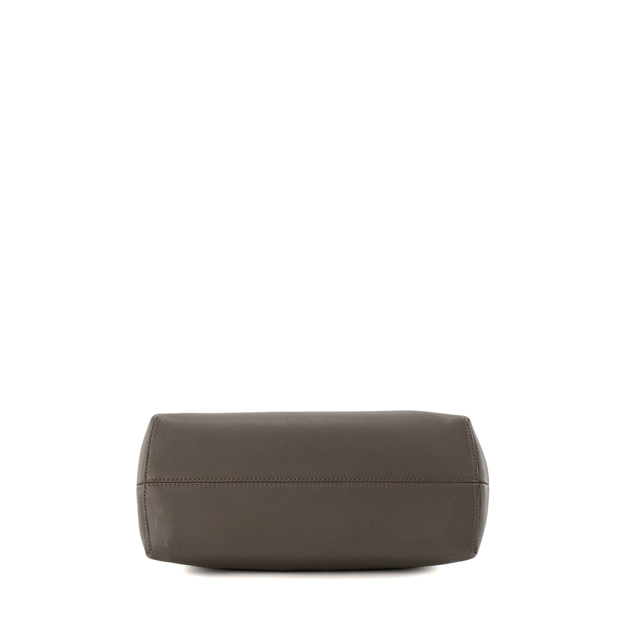 FENDI - Sac à bandoulière By the Way MM Fendi en cuir lisse gris