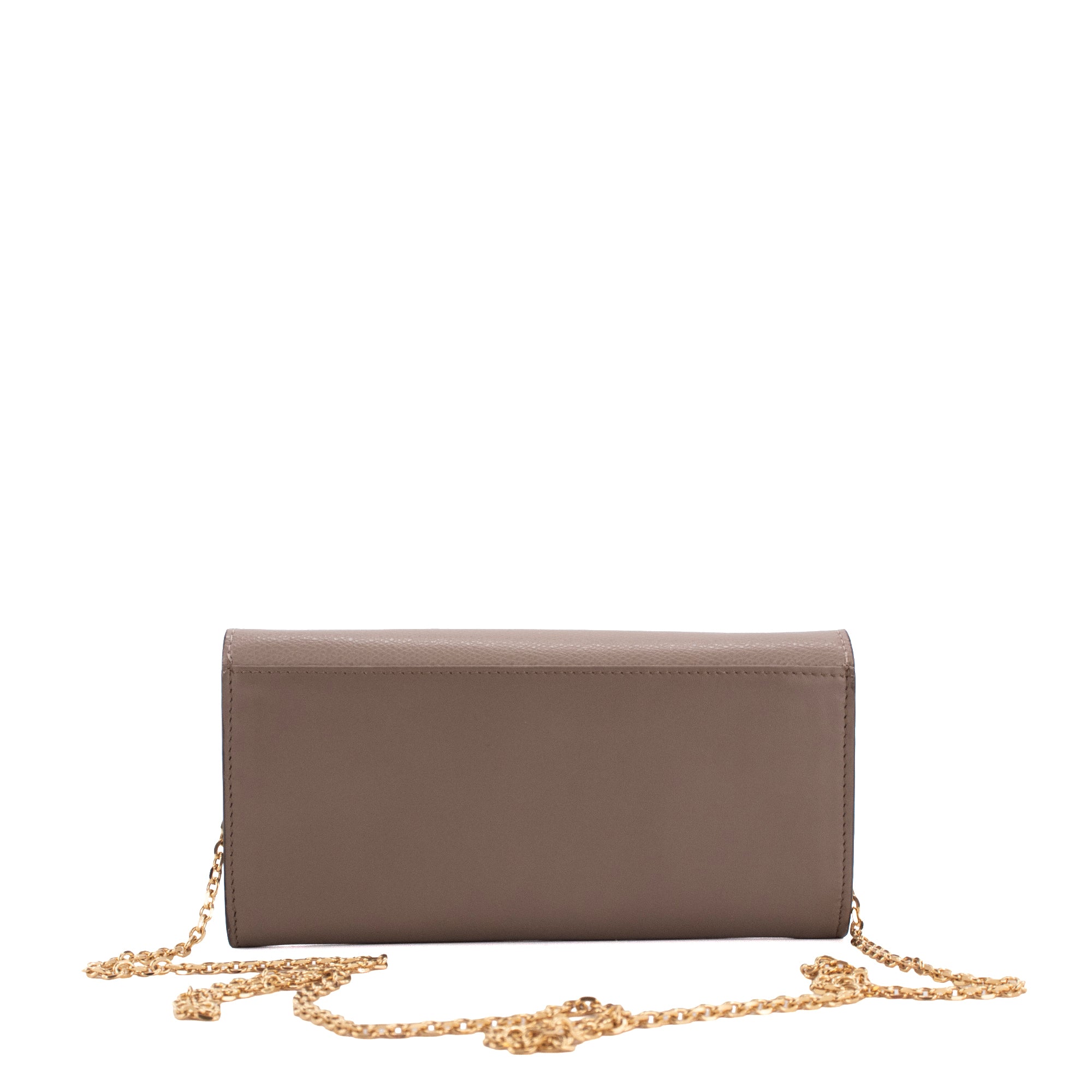 FENDI - Sac à bandoulière Wallet On Chain Diamonds Fendi en cuir gris