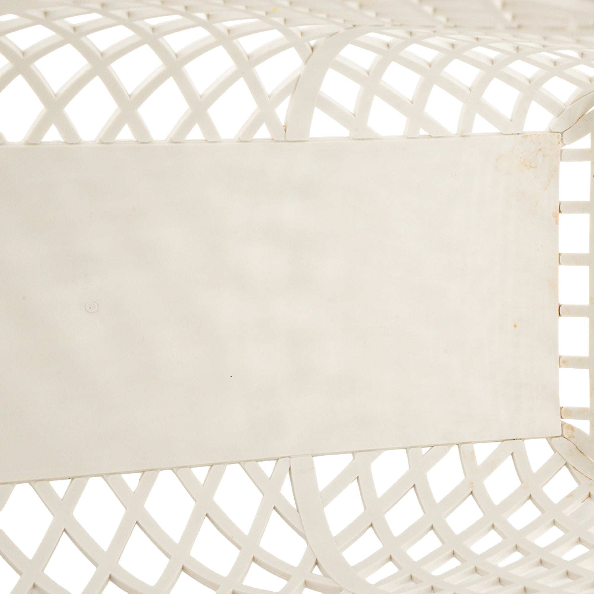 FENDI - Sac cabas Basket Fendi en PVC blanc et cuir marron