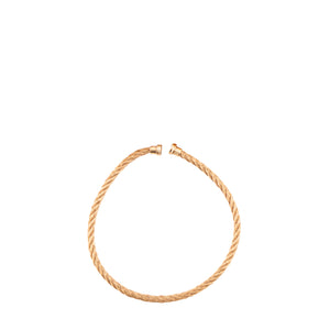 FRED - Bracelet Cable MM Fred en or rose (T17)