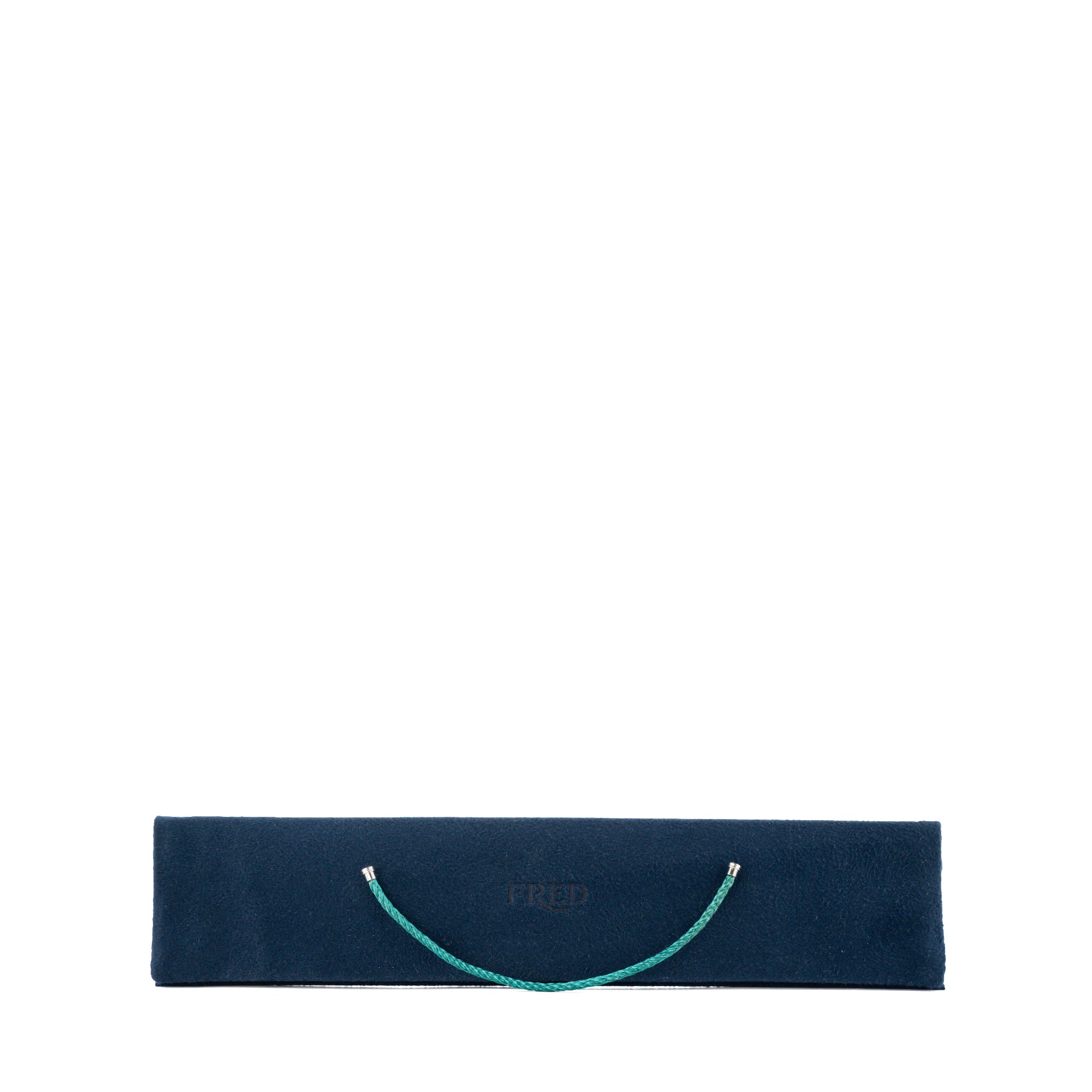 FRED - Câble Bracelet Fred en acier bleu paraiba (T15)