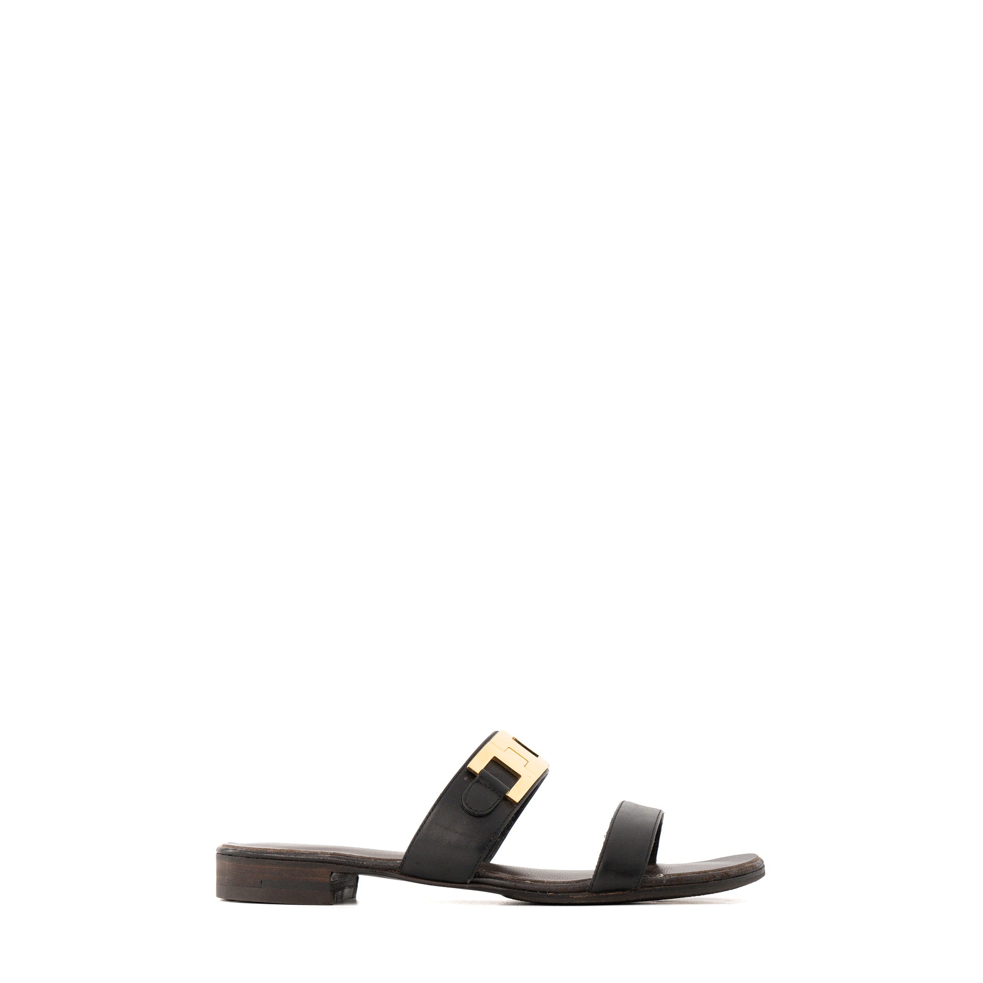 GIUSEPPE ZANOTTI - Sandales Giuseppe Zanotti en cuir noir (T38)