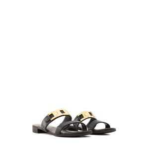 GIUSEPPE ZANOTTI - Sandales Giuseppe Zanotti en cuir noir (T38)