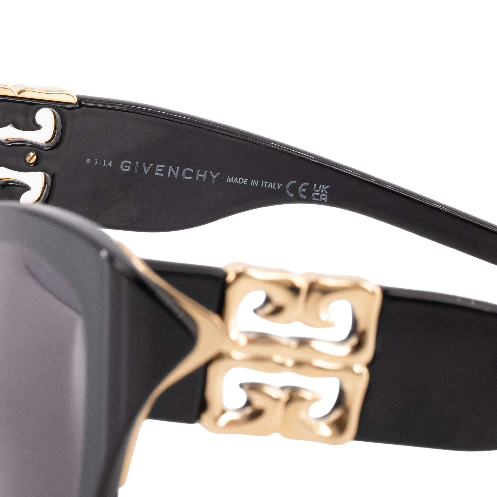 GIVENCHY - Lunettes de soleil Evewear Givenchy en plastique noir