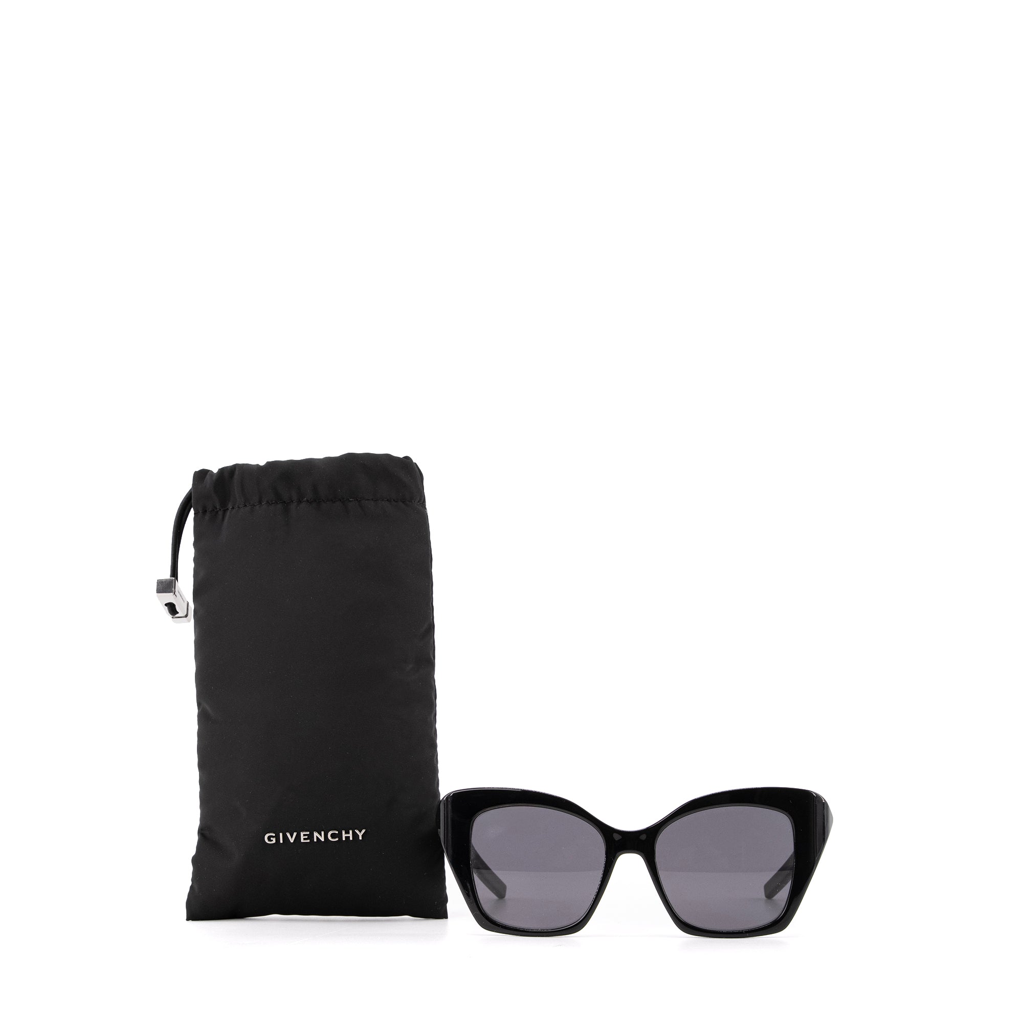 GIVENCHY - Lunettes de soleil Evewear Givenchy en plastique noir